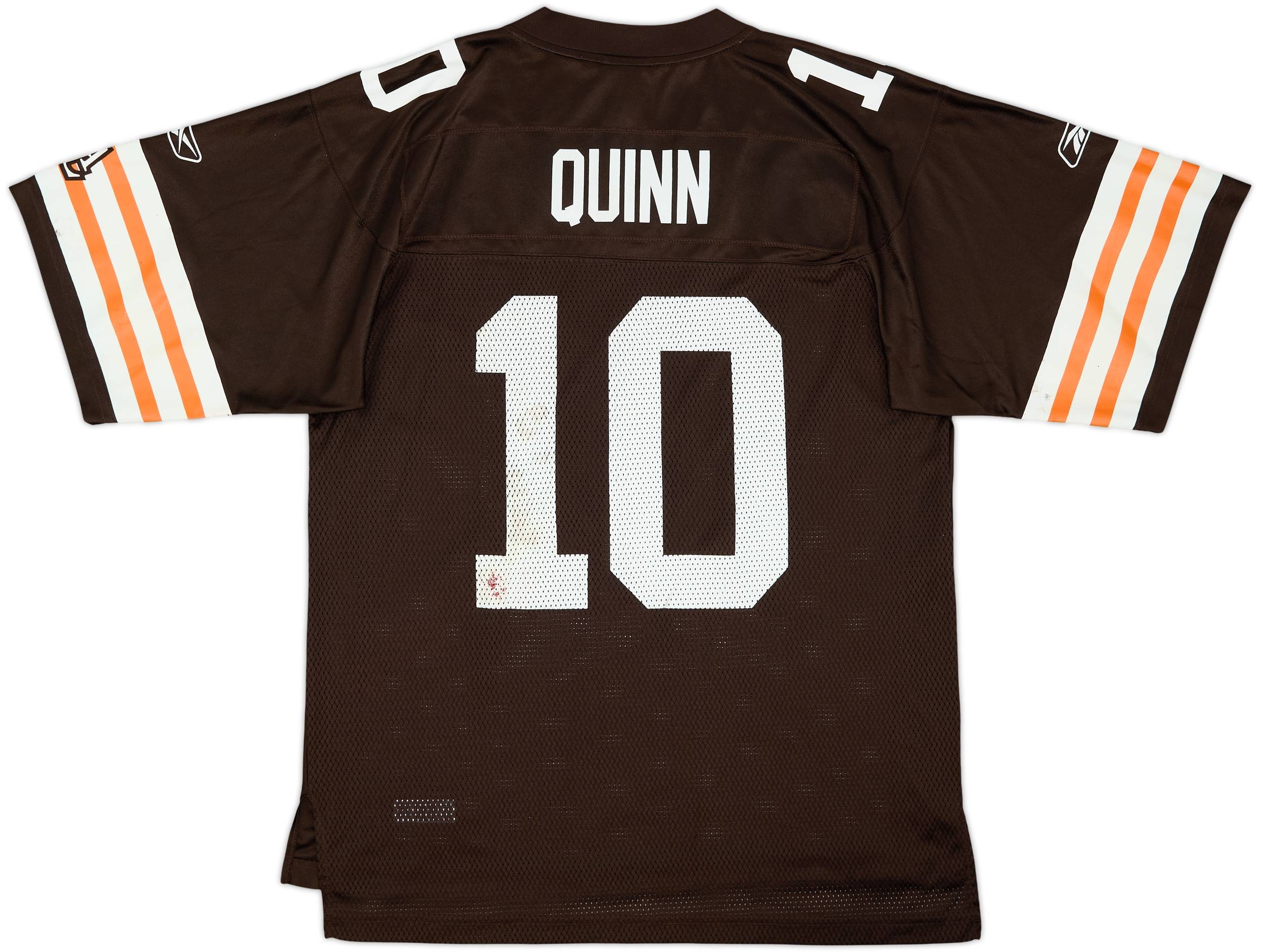 2007 Cleveland Browns Quinn #10 Reebok On Field Home Jersey - 6/10