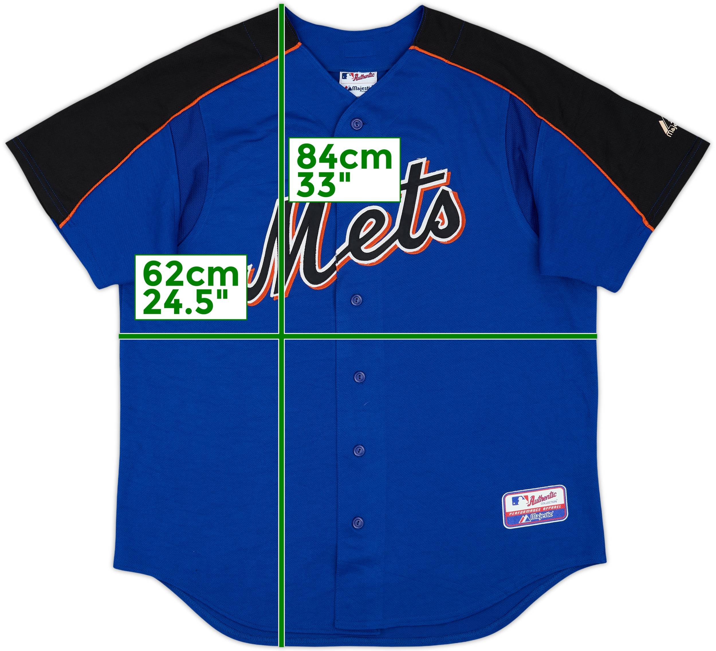 2005-06 New York Mets Majestic Authentic Batting Practice Jersey
