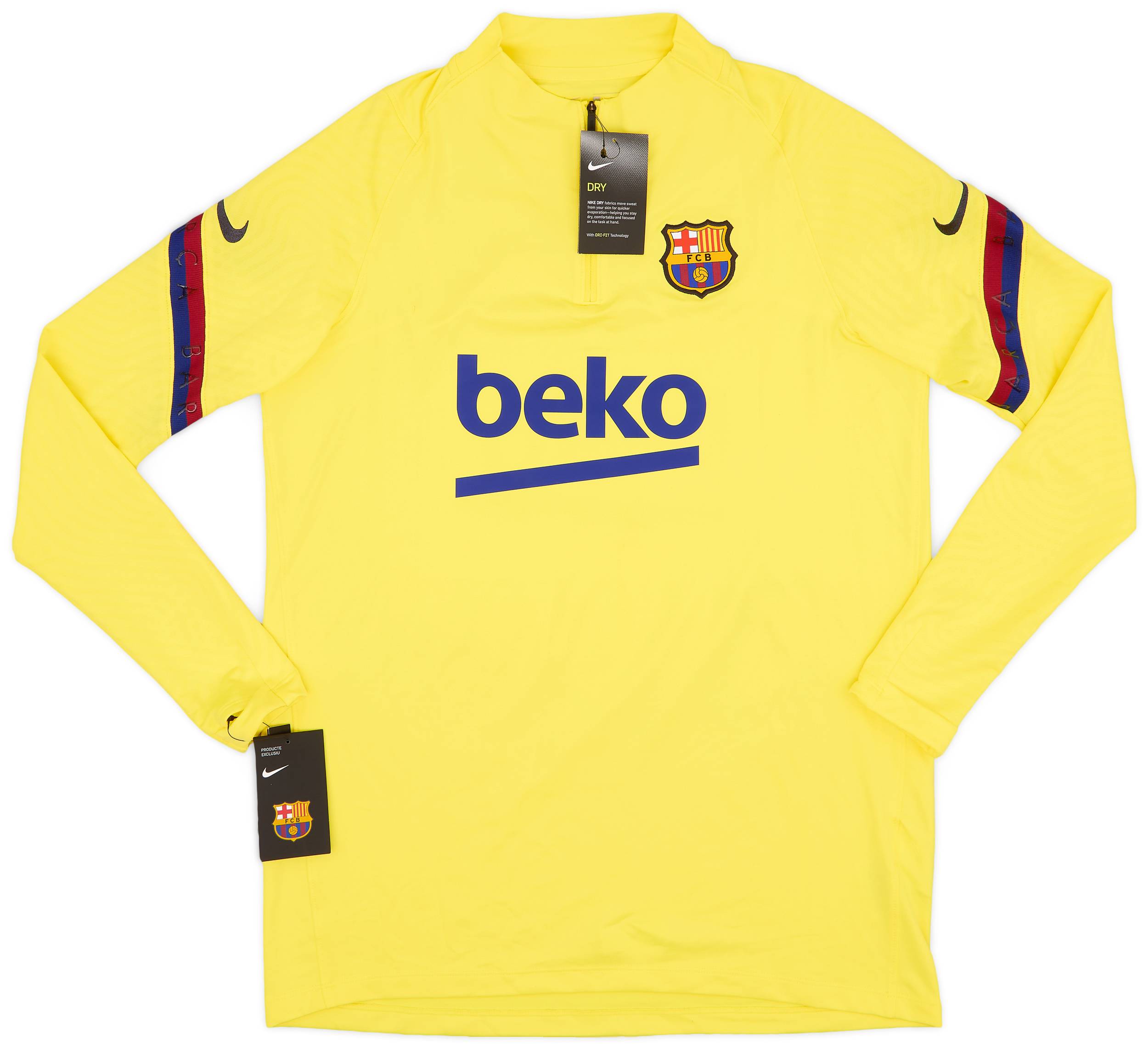 2020-21 Barcelona Nike 1/4 Zip Training Top (L)