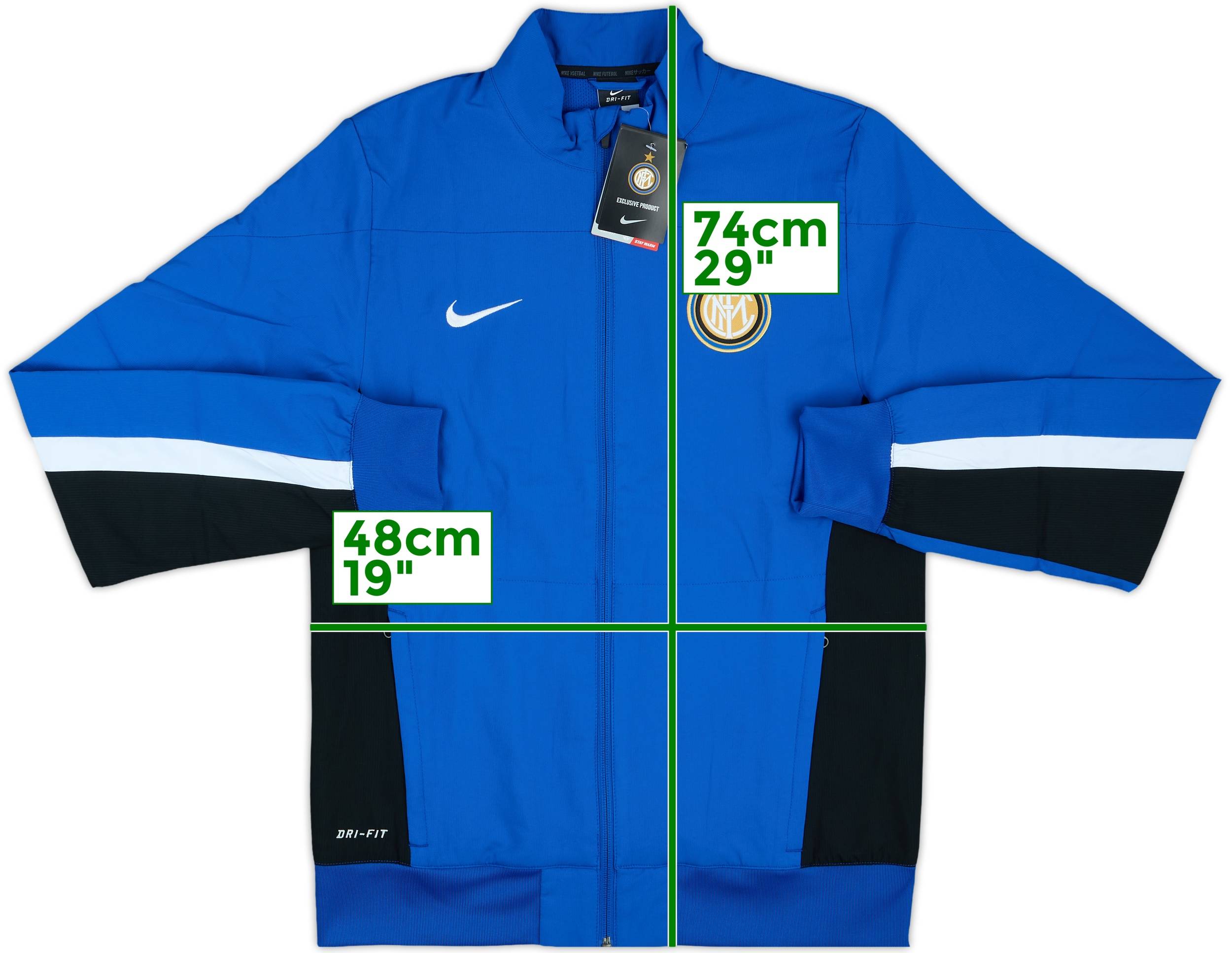 Nike Inter Milan インテルミラノ ジャケット 08-09 NIKE インテルミラノ ナイロン ジャケット ブルゾン XL