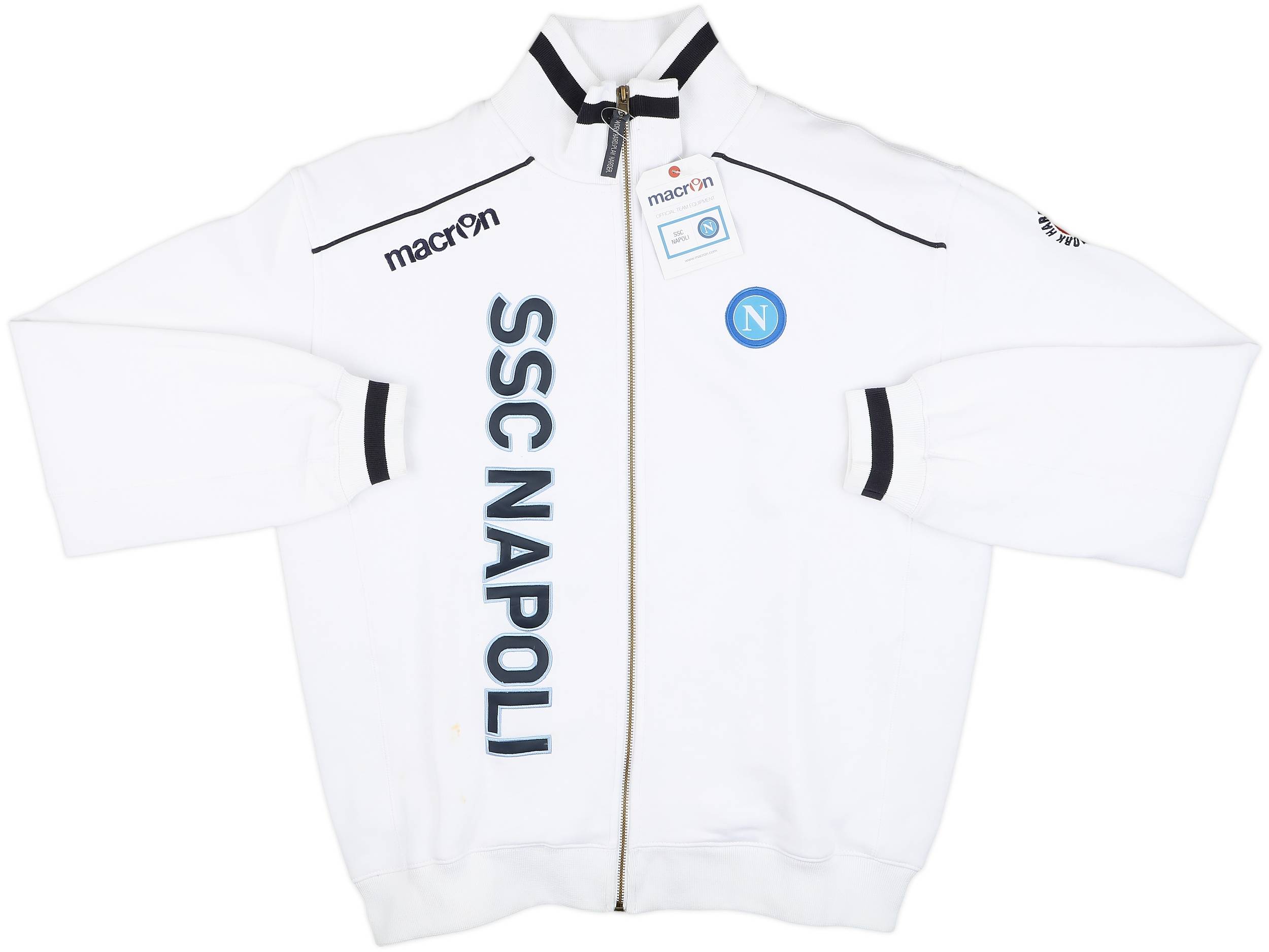 2011-12 Napoli Macron Track Jacket (L)