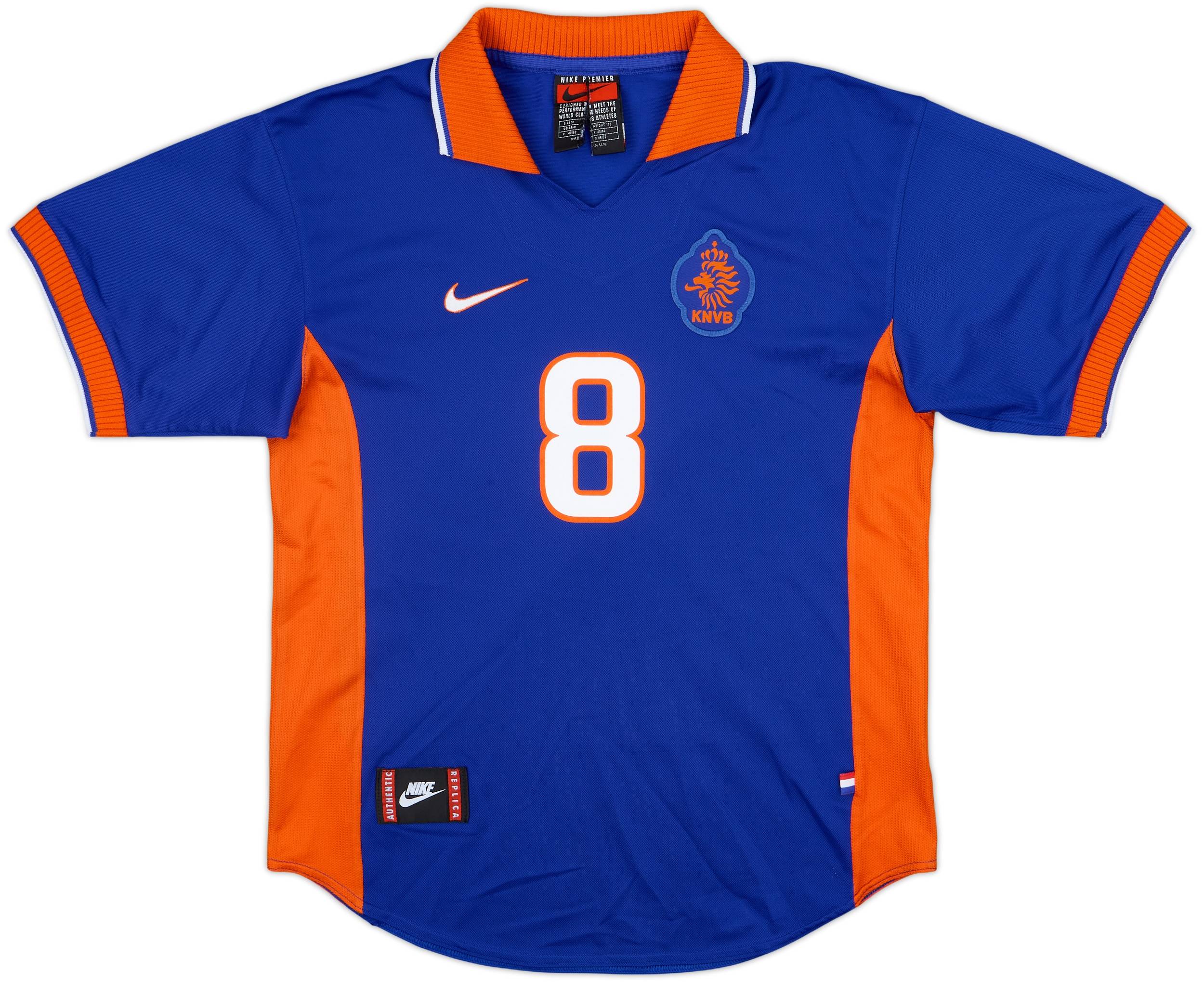 1997-98 Netherlands Away Shirt #8 - 9/10 - (M)
