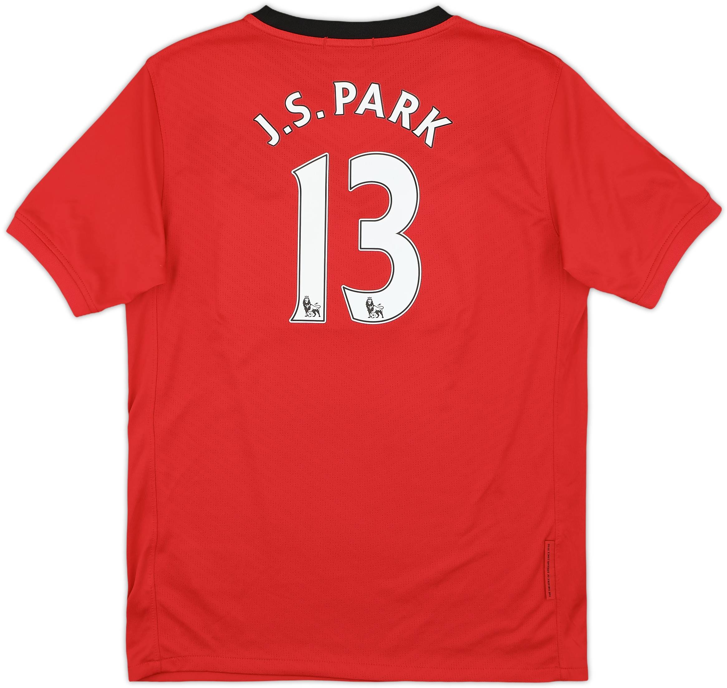 2009-10 Manchester United Home Shirt J.S.Park #13 - 8/10