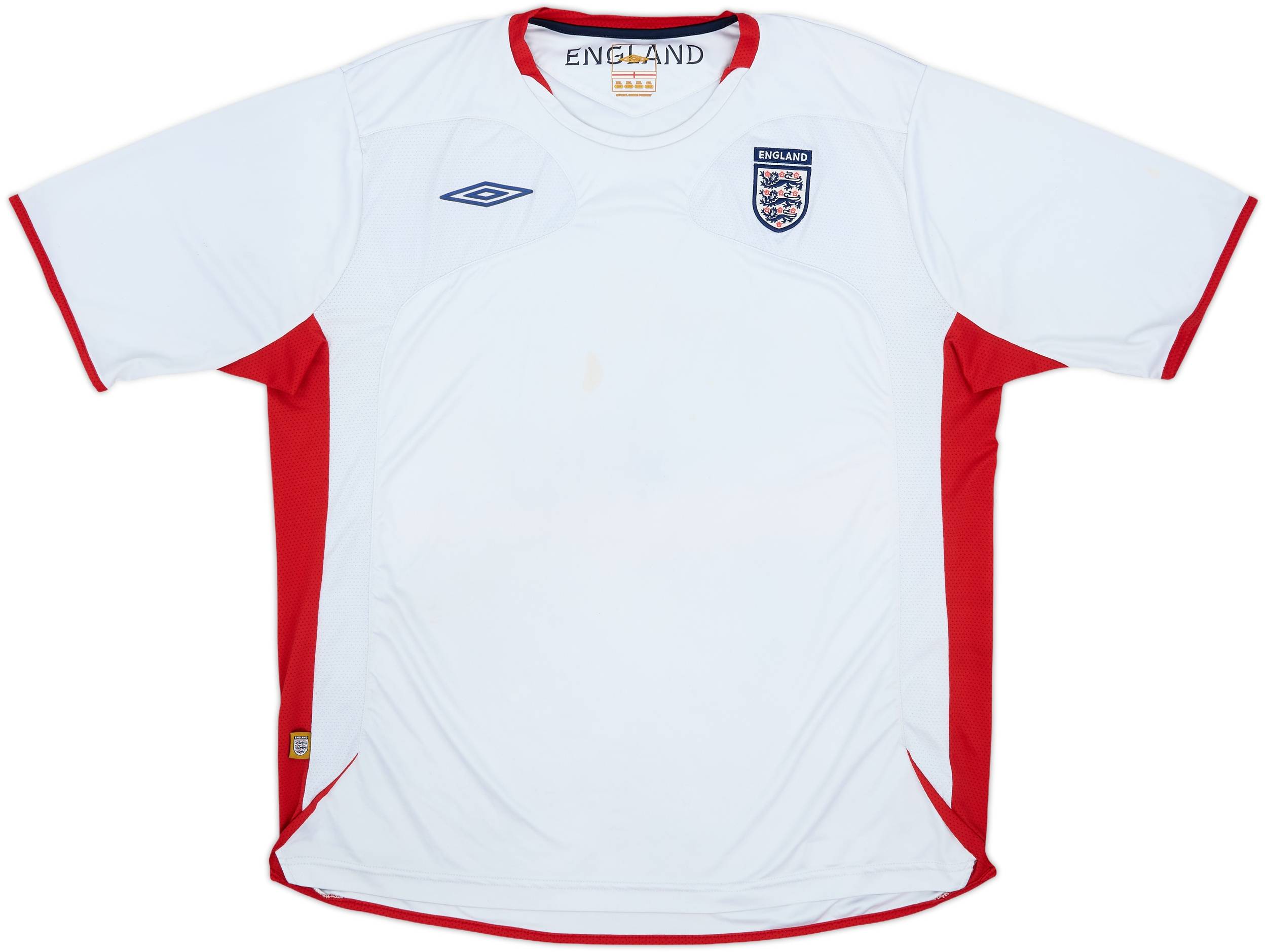 UMBRO EANGLAND ユニホーム 2006-07 England Umbro Training Shirt - 5/10 - (XXL)