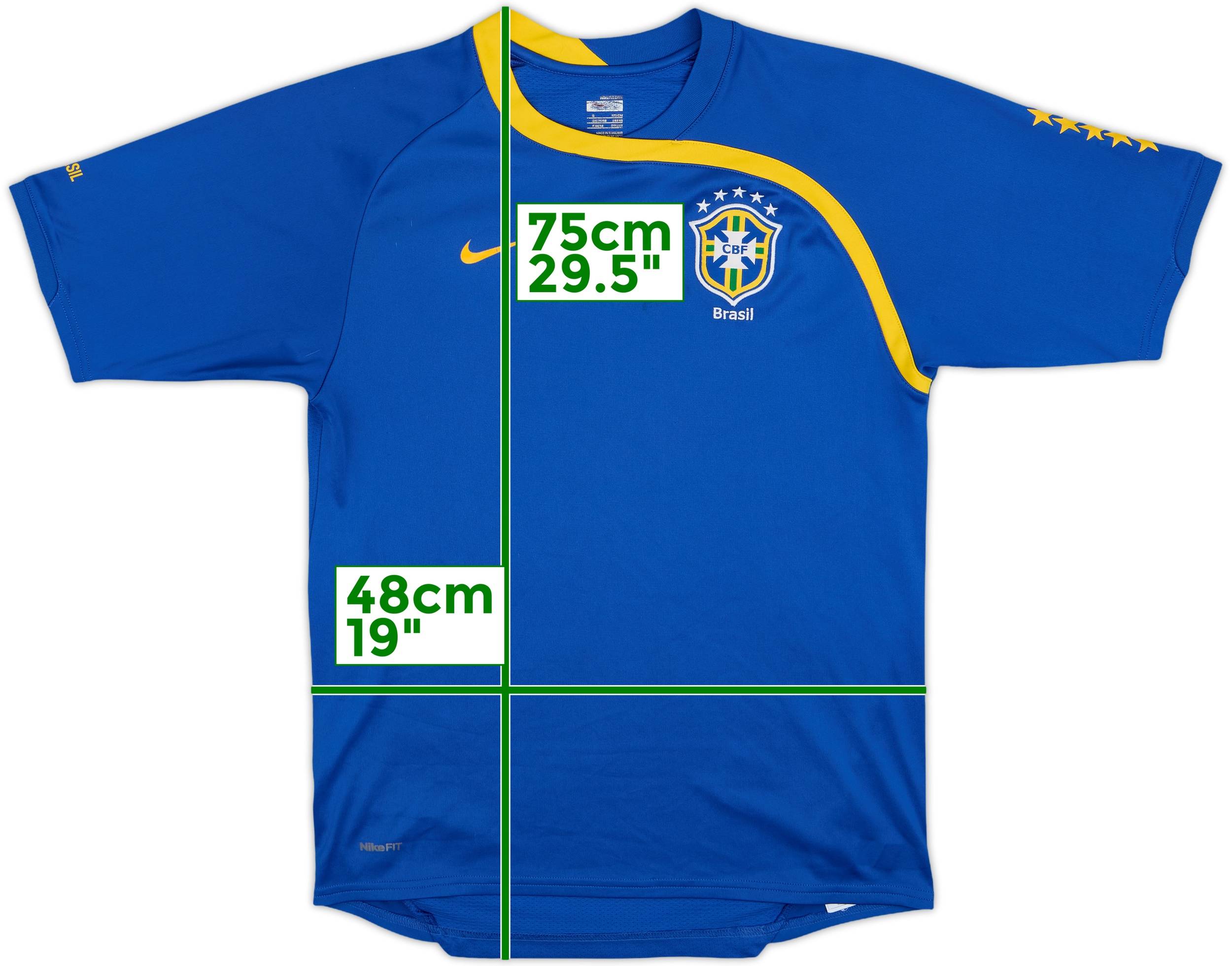 Nike Brazil ブラジル代表 トレーニングシャツ 青 NIKE ブラジル代表 12/13 トレーニングトップ/プラクティス