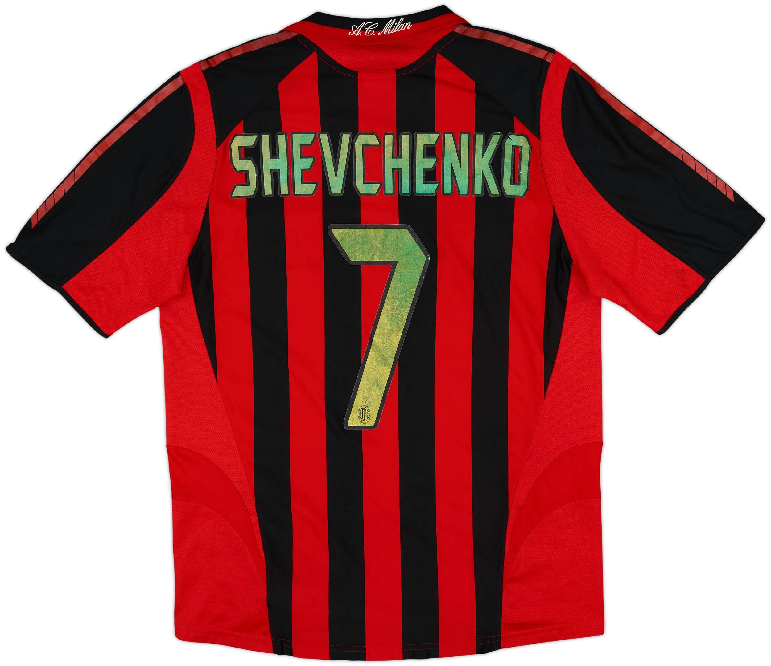 2005-06 AC Milan Home Shirt Shevchenko #7 - 5/10 - (M)