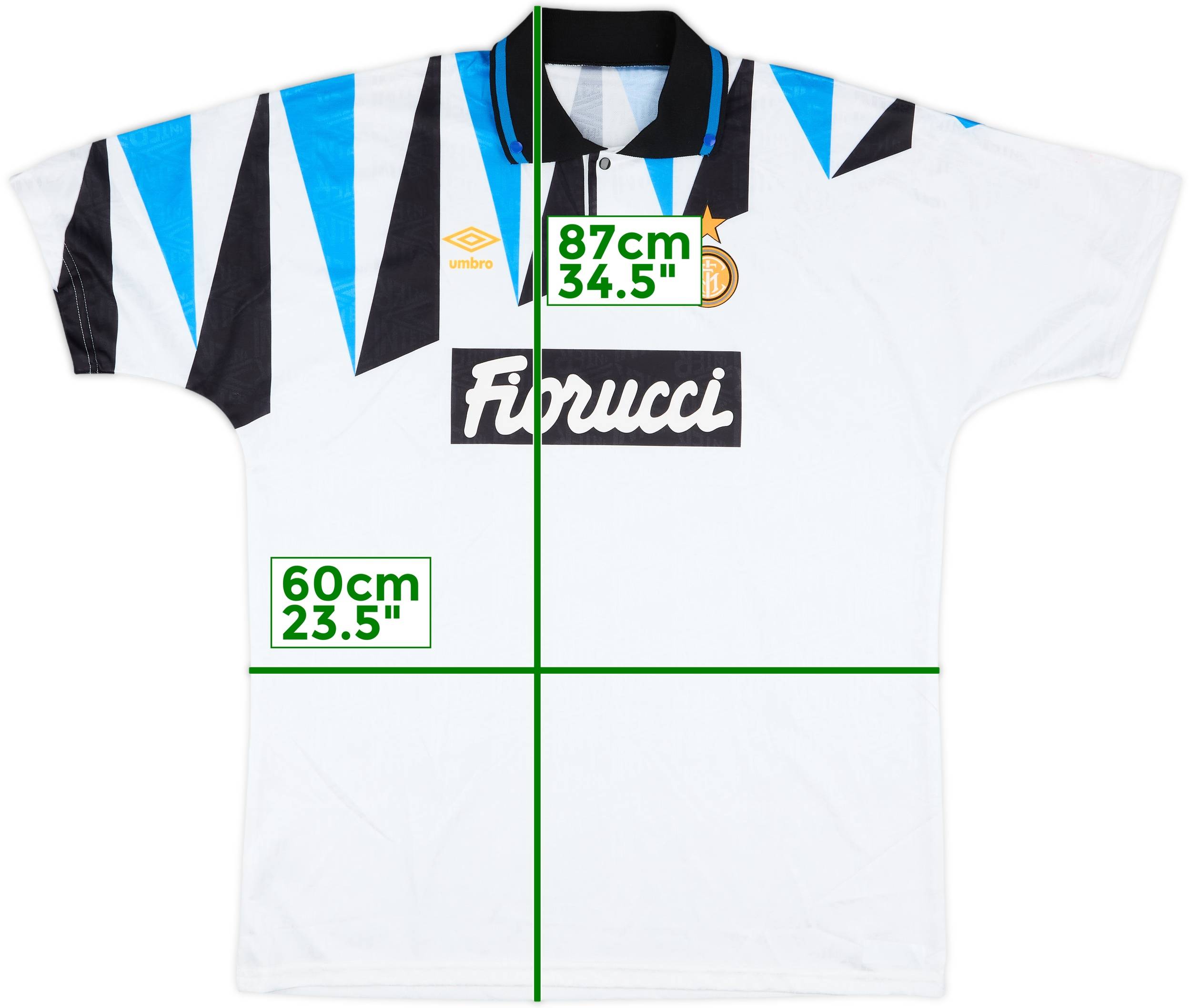 ウェア inter 1992-93  uniform long shirt inter 1992-93 home uniform long shirt