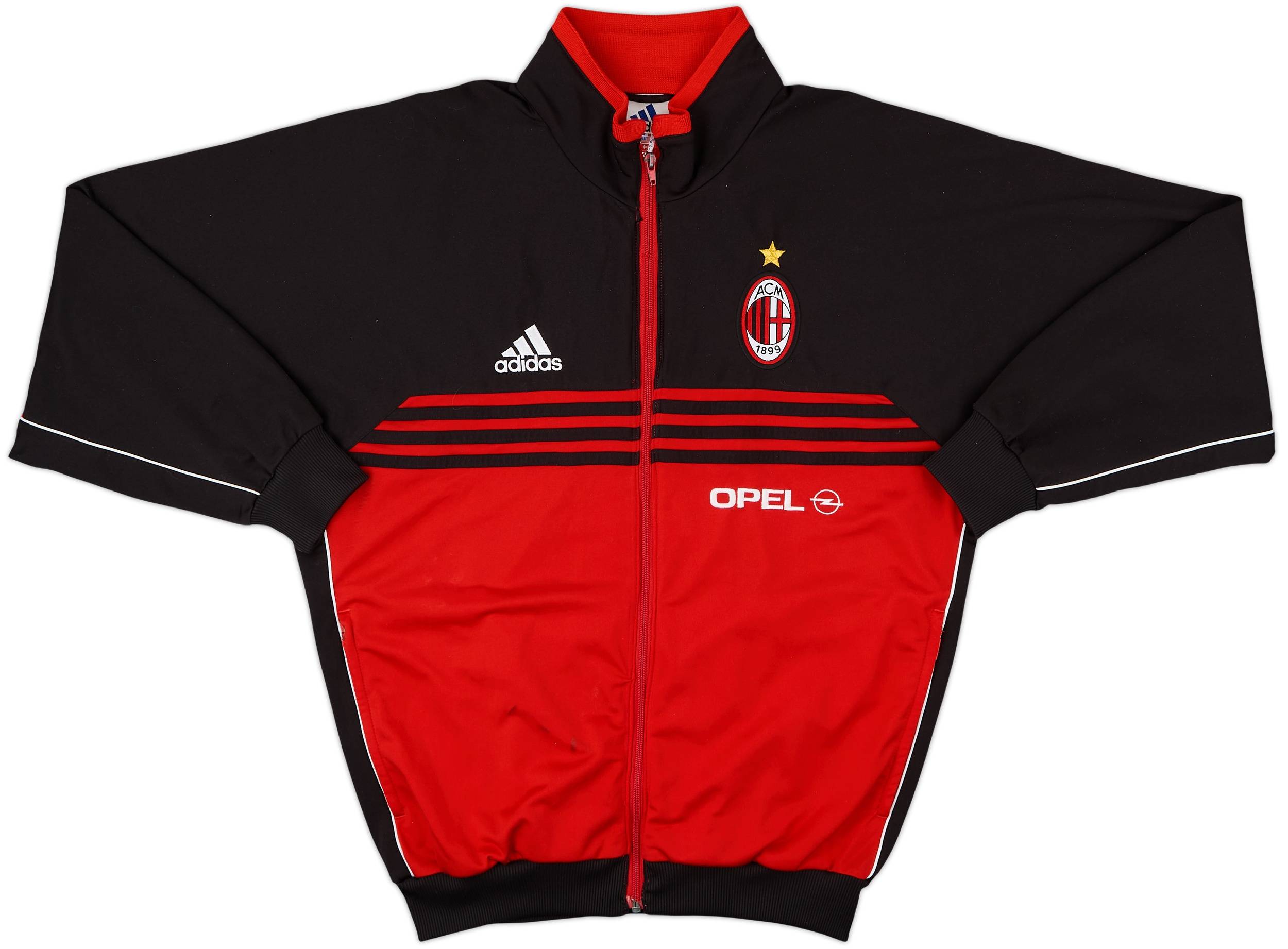 2000-01 AC Milan adidas Track Jacket - 8/10 - (M)