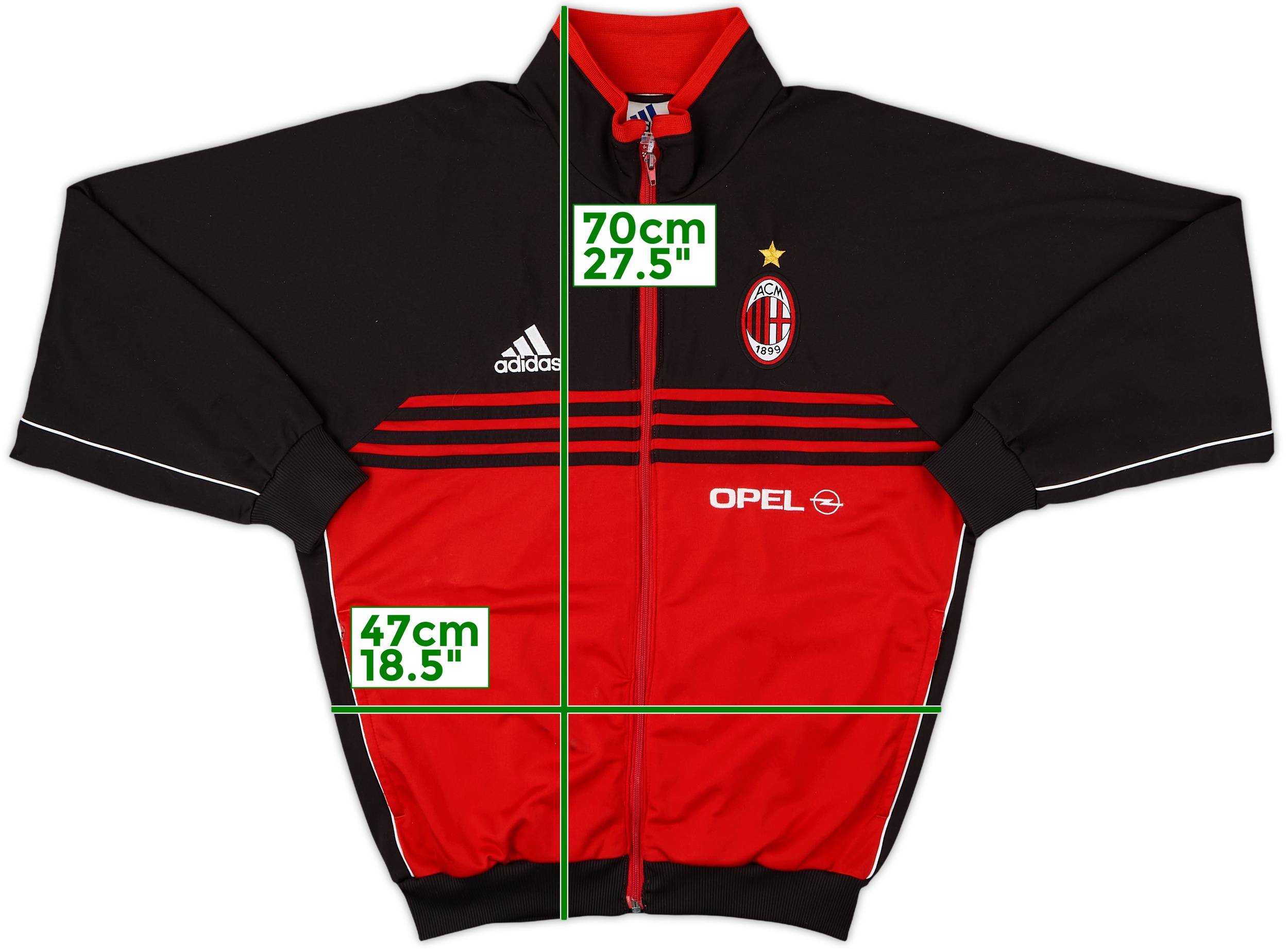 AC MILAN adidas フルジップジャケット　ナイロン　Mサイズ AC MILAN adidas フルジップジャケット ナイロン Mサイズ adidas