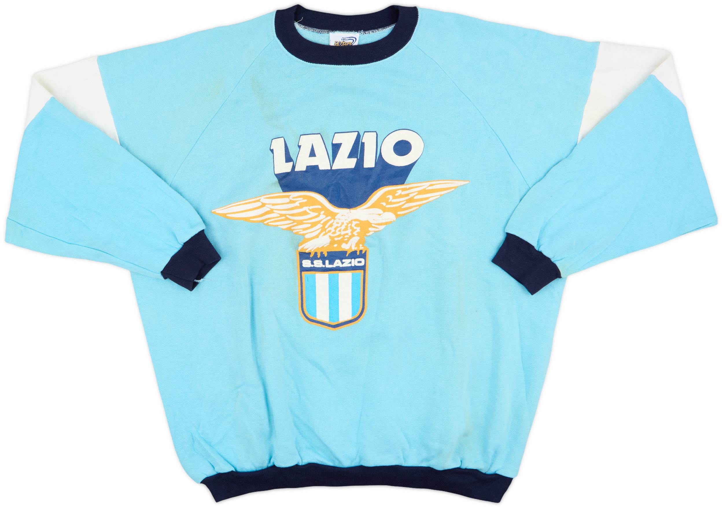 希少 LAZIO スウェット 90/91 1990-91 Lazio Le Felpe Dei Grandi Club Sweat Top - 4/10 - (L)