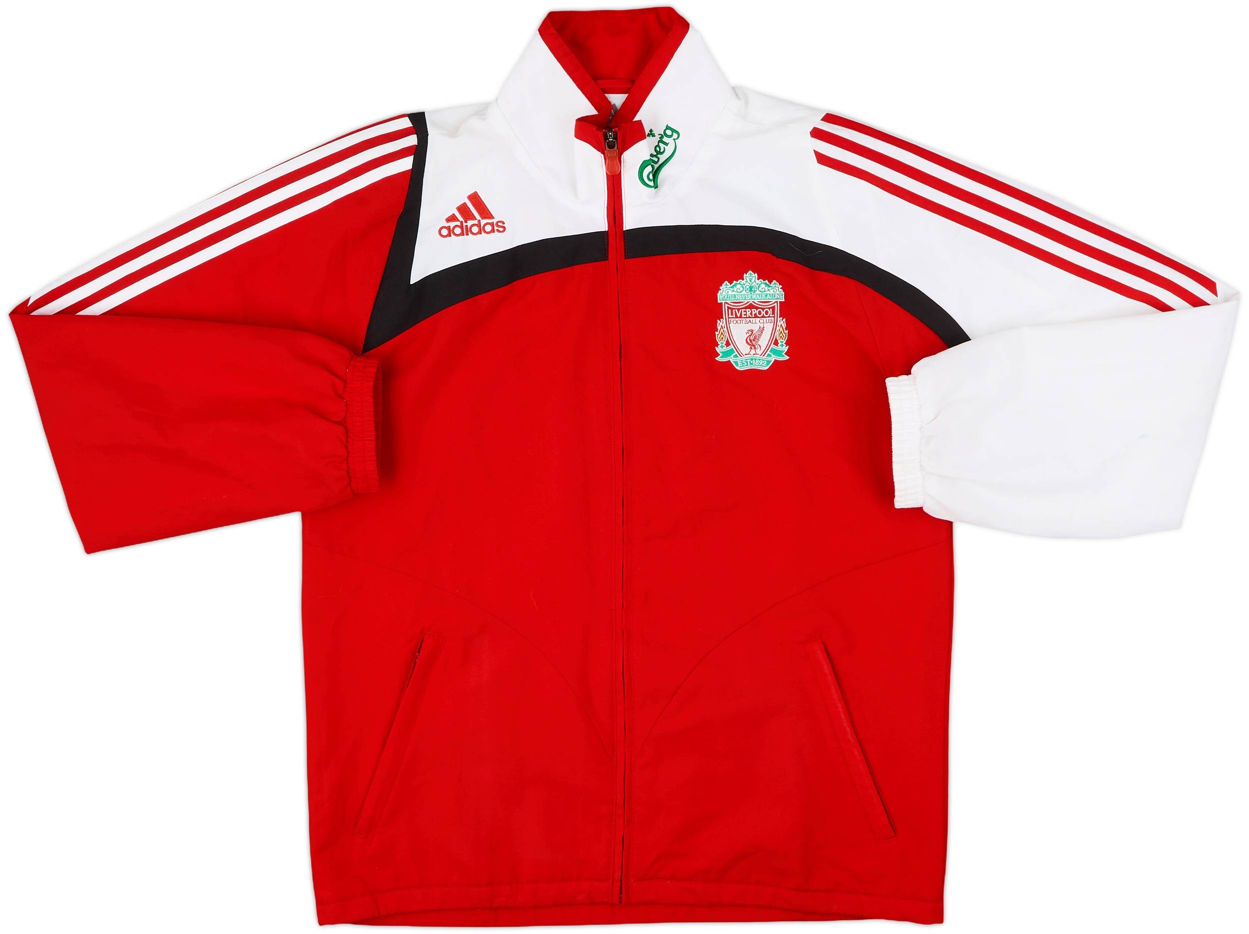 2007-08 Liverpool adidas Track Jacket - 8/10 - (M)