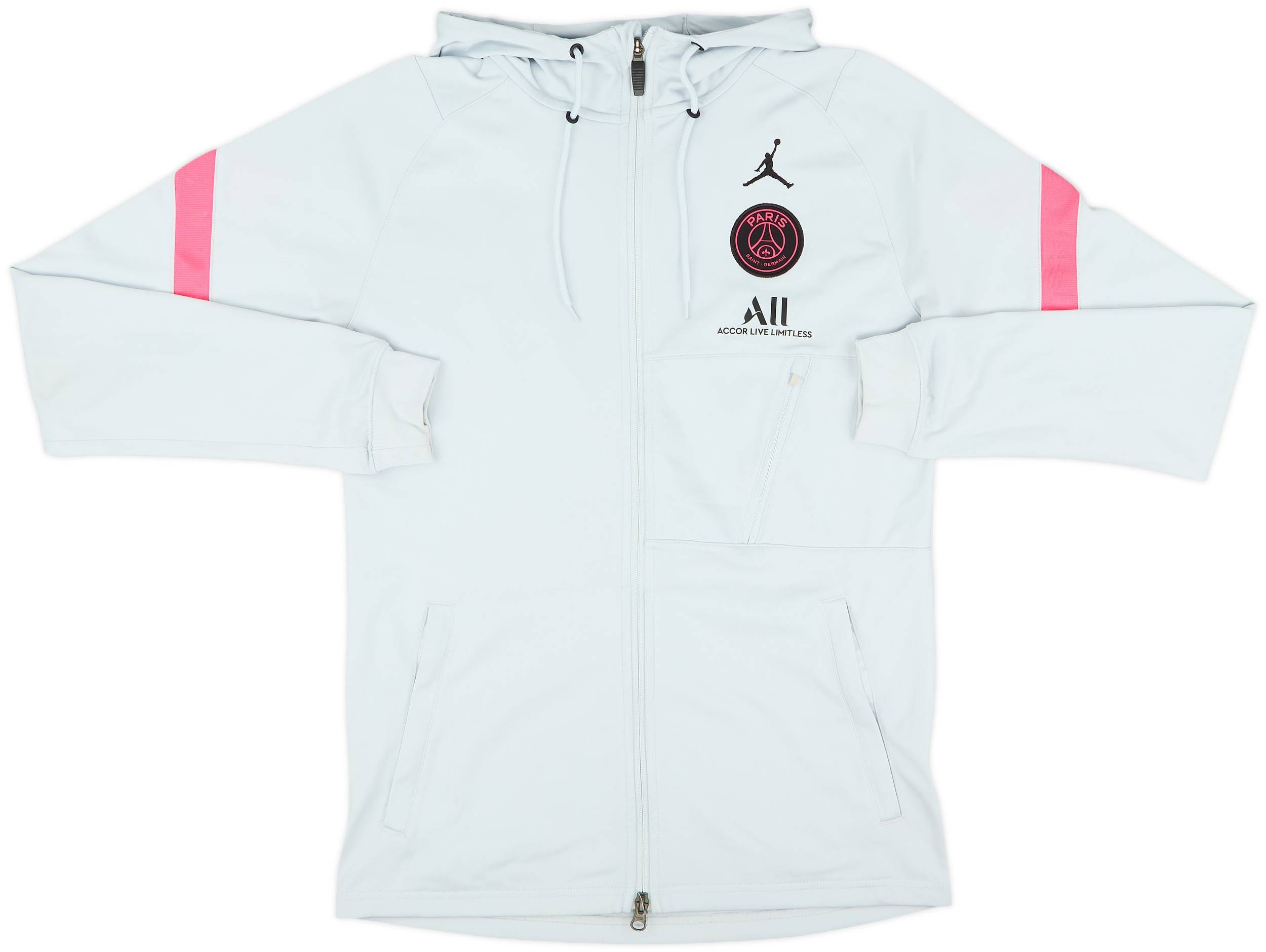 【美品】JORDAN × Paris Saint-Germain ジャージ 白 2019-20 Paris Saint-Germain Jordan Track Jacket - 5/10 - (XL)
