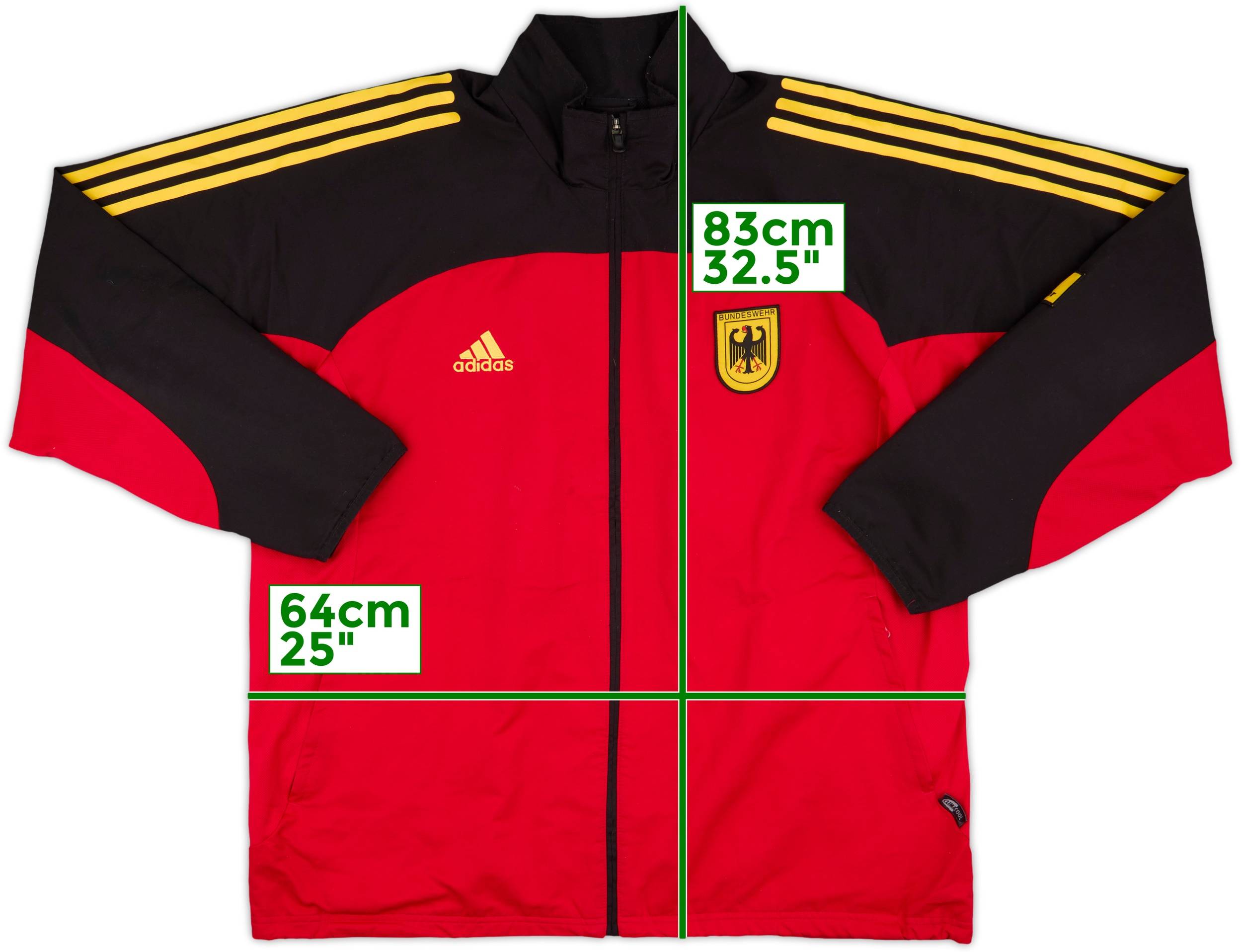 2008-09 Germany Bundeswehr adidas Track Jacket - 8/10 - (XL)