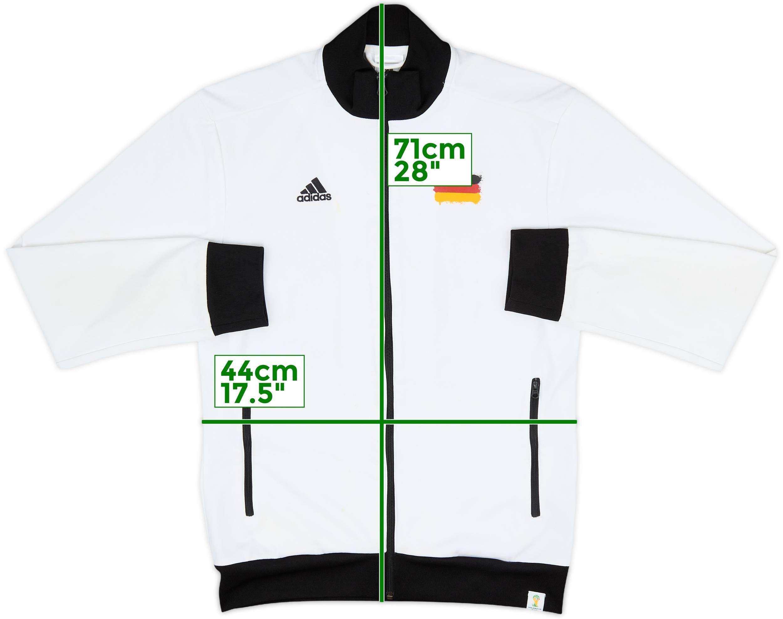 2014 Germany adidas 'World Cup' Track Jacket - 7/10 - (S)