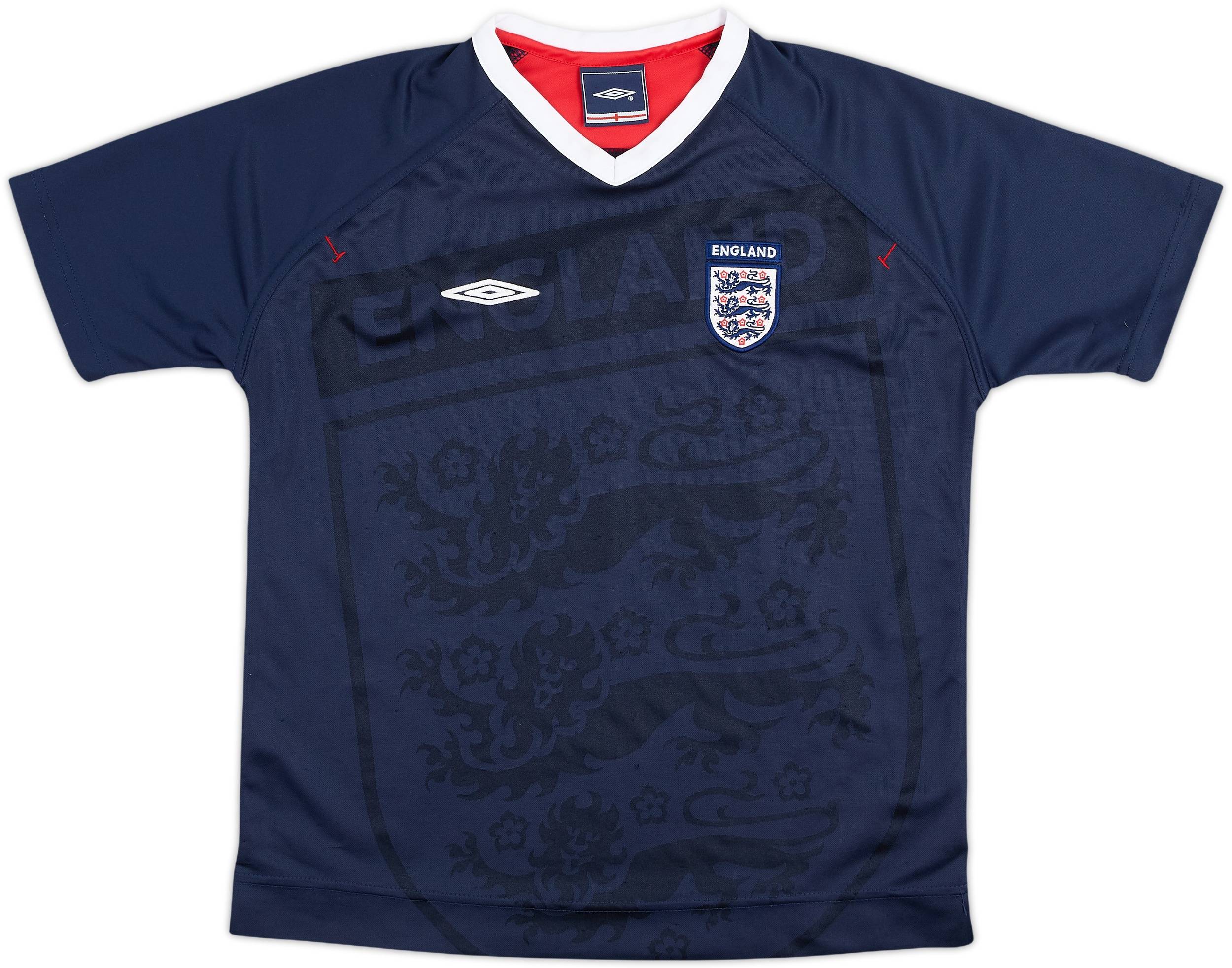 2002-04 England Umbro Training Shirt - 8/10 - (L.Boys)