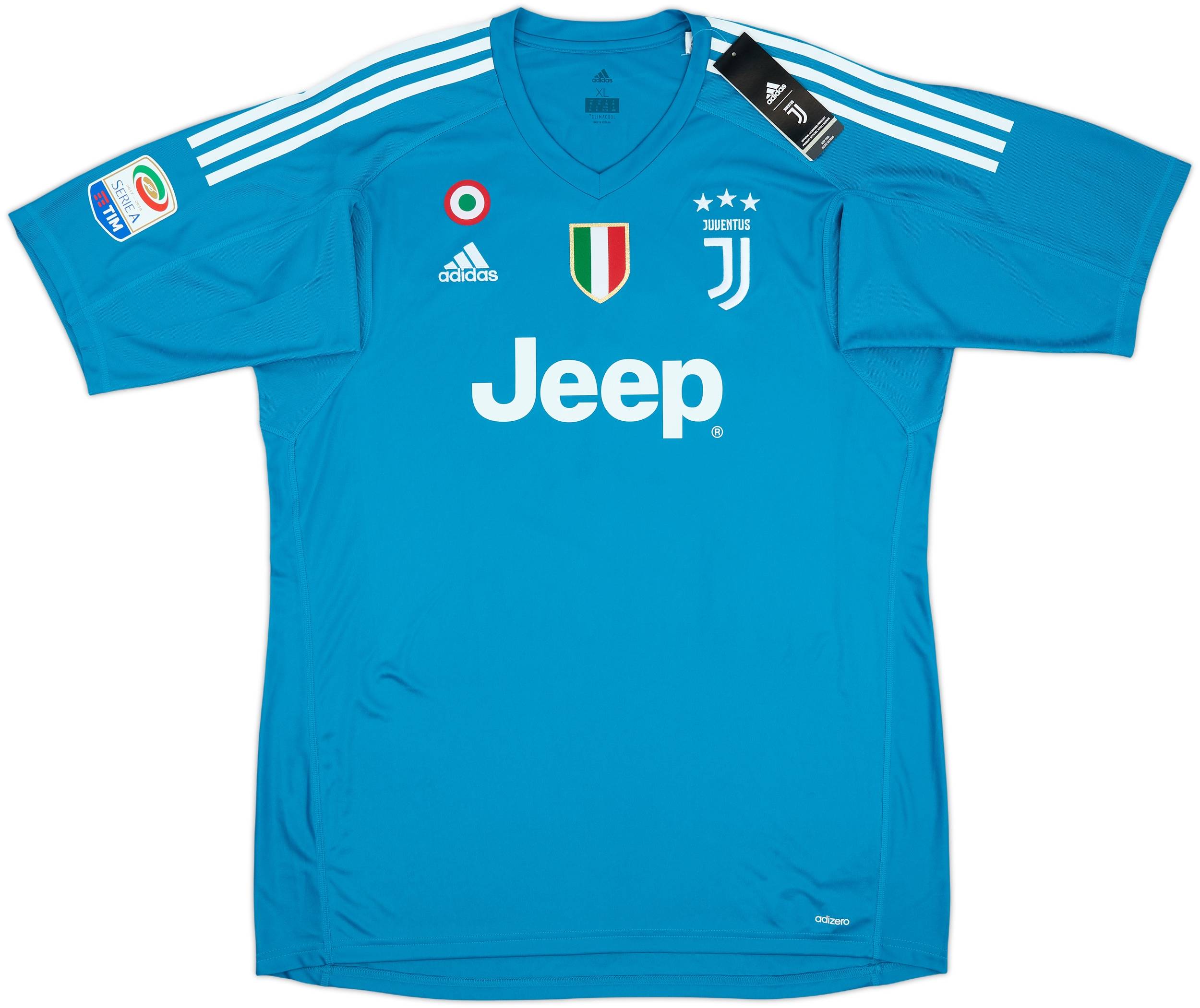 2017-18 Juventus Authentic GK S/S Shirt Buffon #1 (XL)