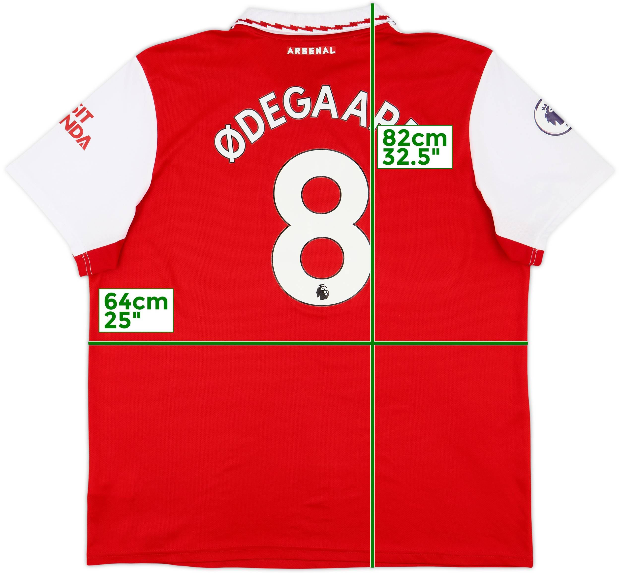 アーセナル 2022-2023 ホームジャージ ØDEGAARD 8 アーセナル 2022-2023 ホームジャージ ØDEGAARD 8 2023-24