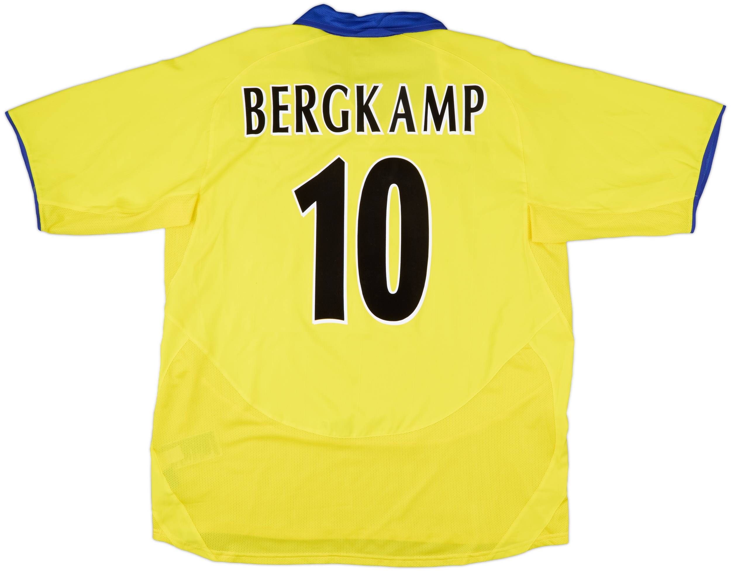 【激レア】2005ペルカンプ10 アーセナル アウェイシャツ ナイキジャパン 2003-05 Arsenal Away Shirt Bergkamp #10 - 10/10 - (XL)