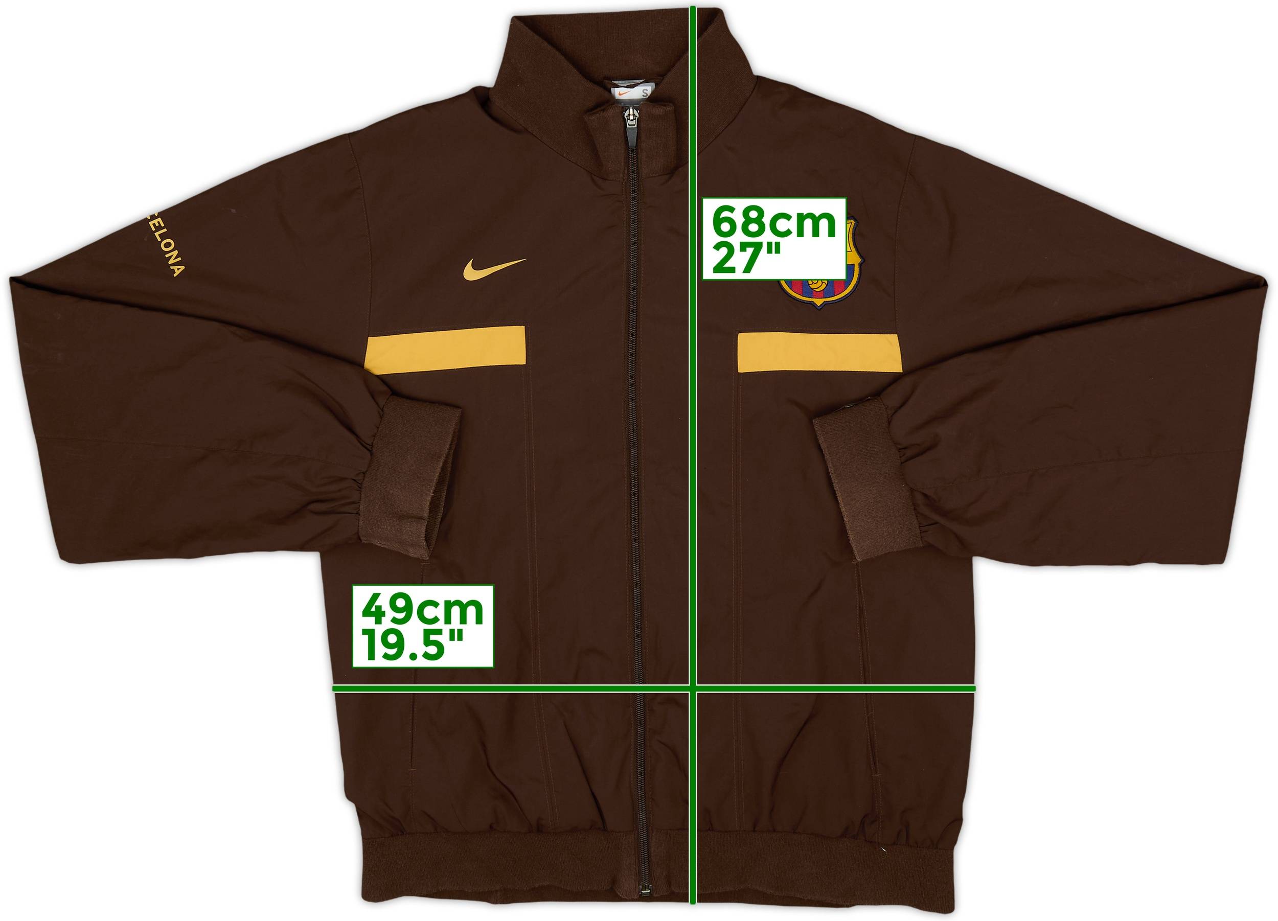 2009-10 Barcelona Nike Track Jacket - 8/10 - (S)