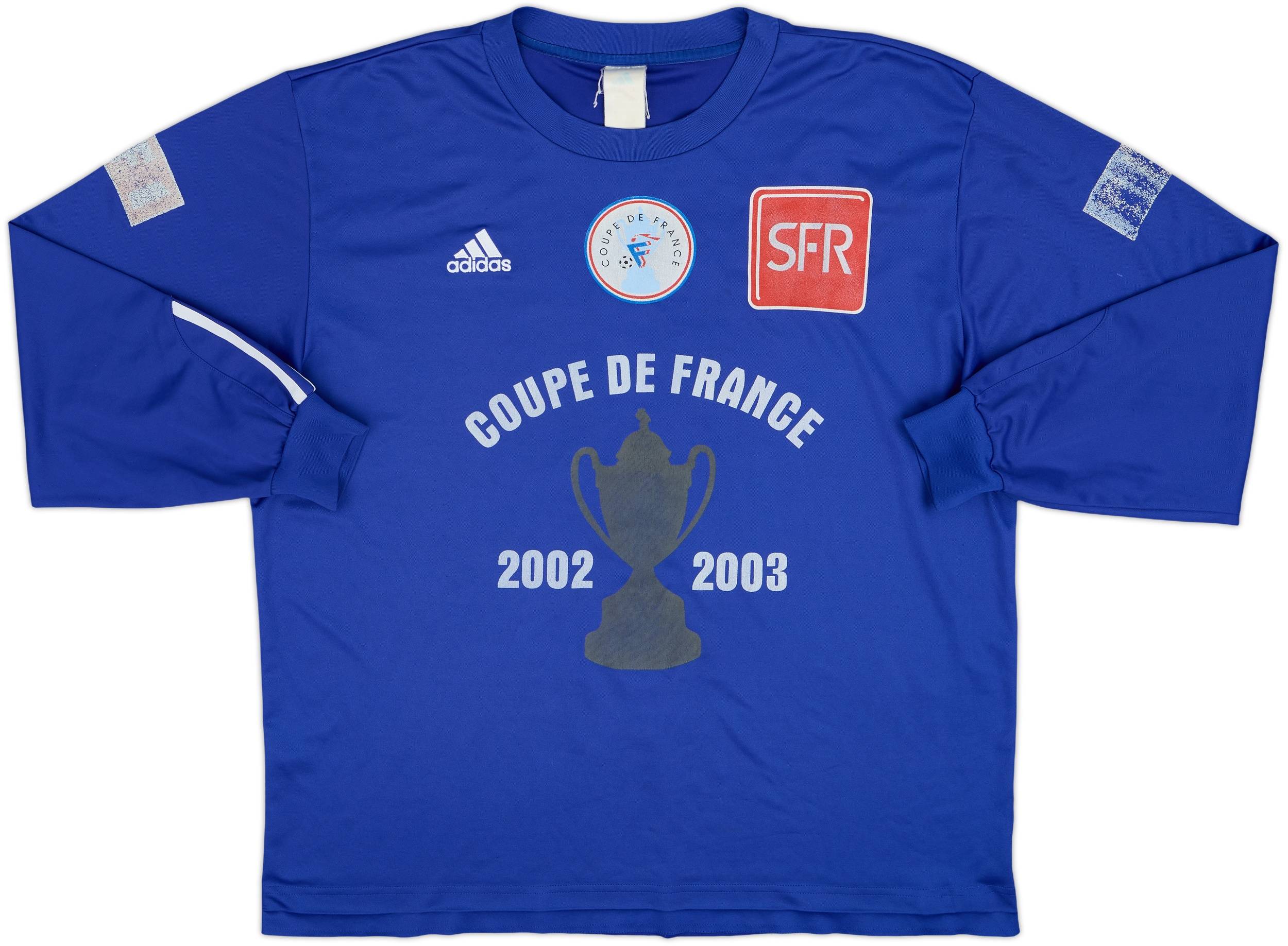 2002-03 adidas Coupe de France L/S Shirt #10 - 5/10 - (XL)