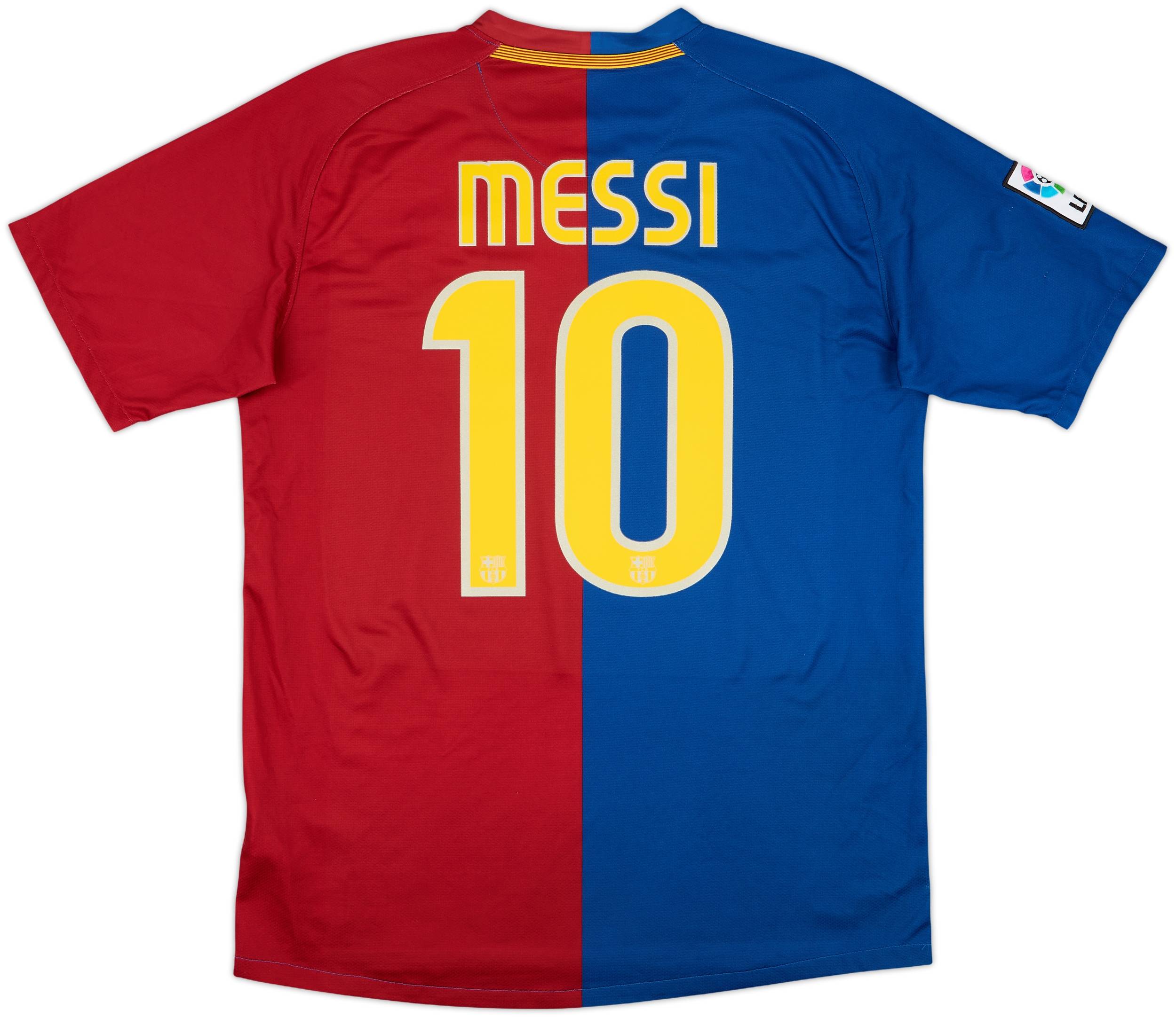 2008-09 Barcelona Home Shirt Messi #10 - 6/10 - (M)