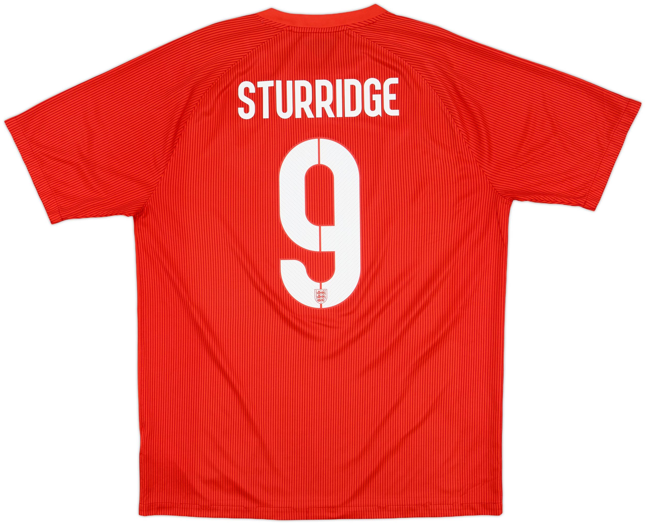 2014-15 England Away Shirt Sturridge #9 8/10 (L)