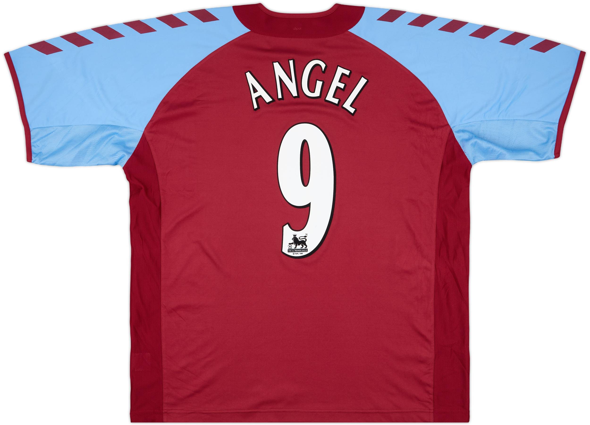 2004-05 Aston Villa Home Shirt Angel #9 - 9/10 - (XL)