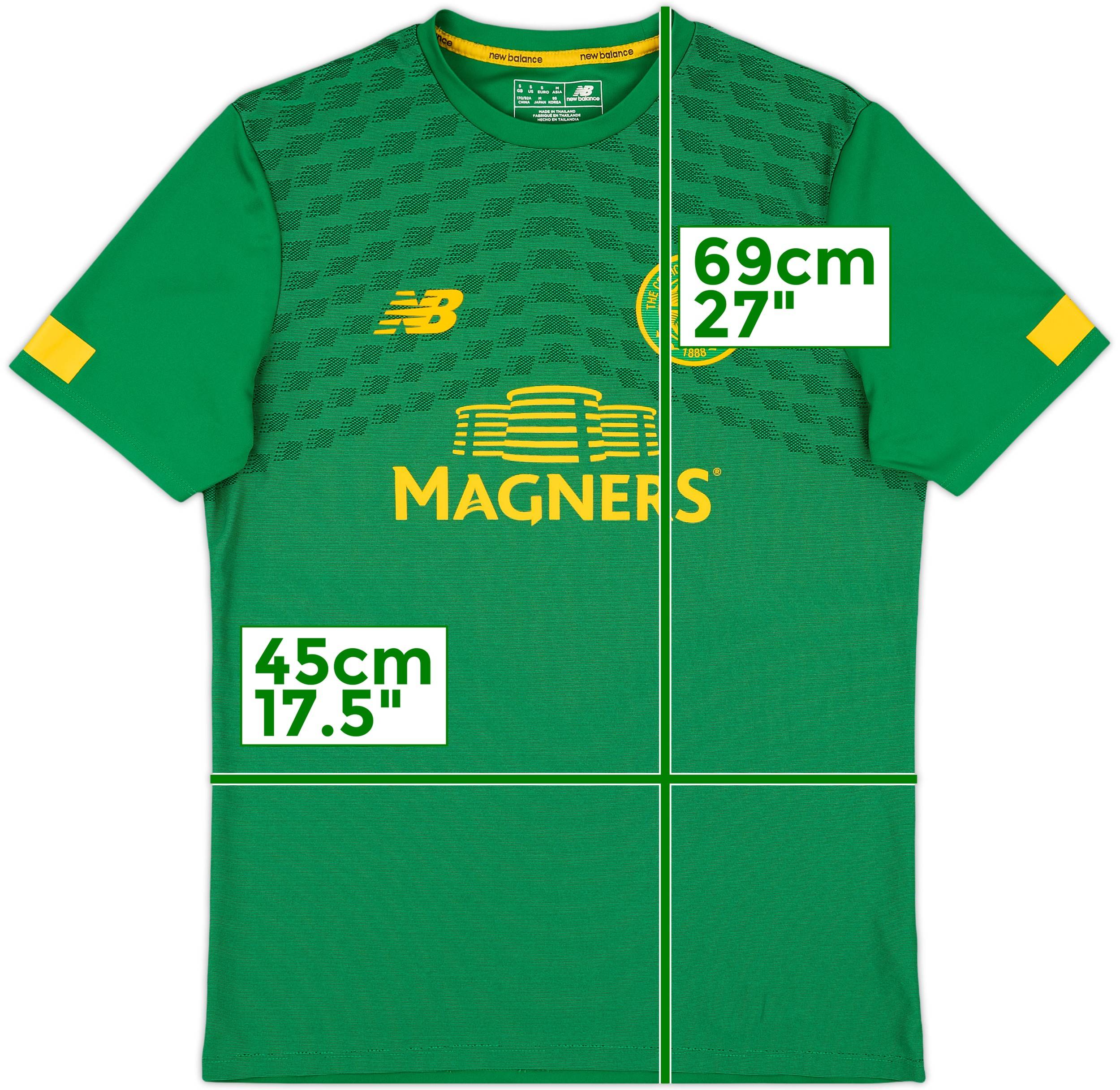 2019-20 Celtic New Balance Training Top - 10/10 - (S)