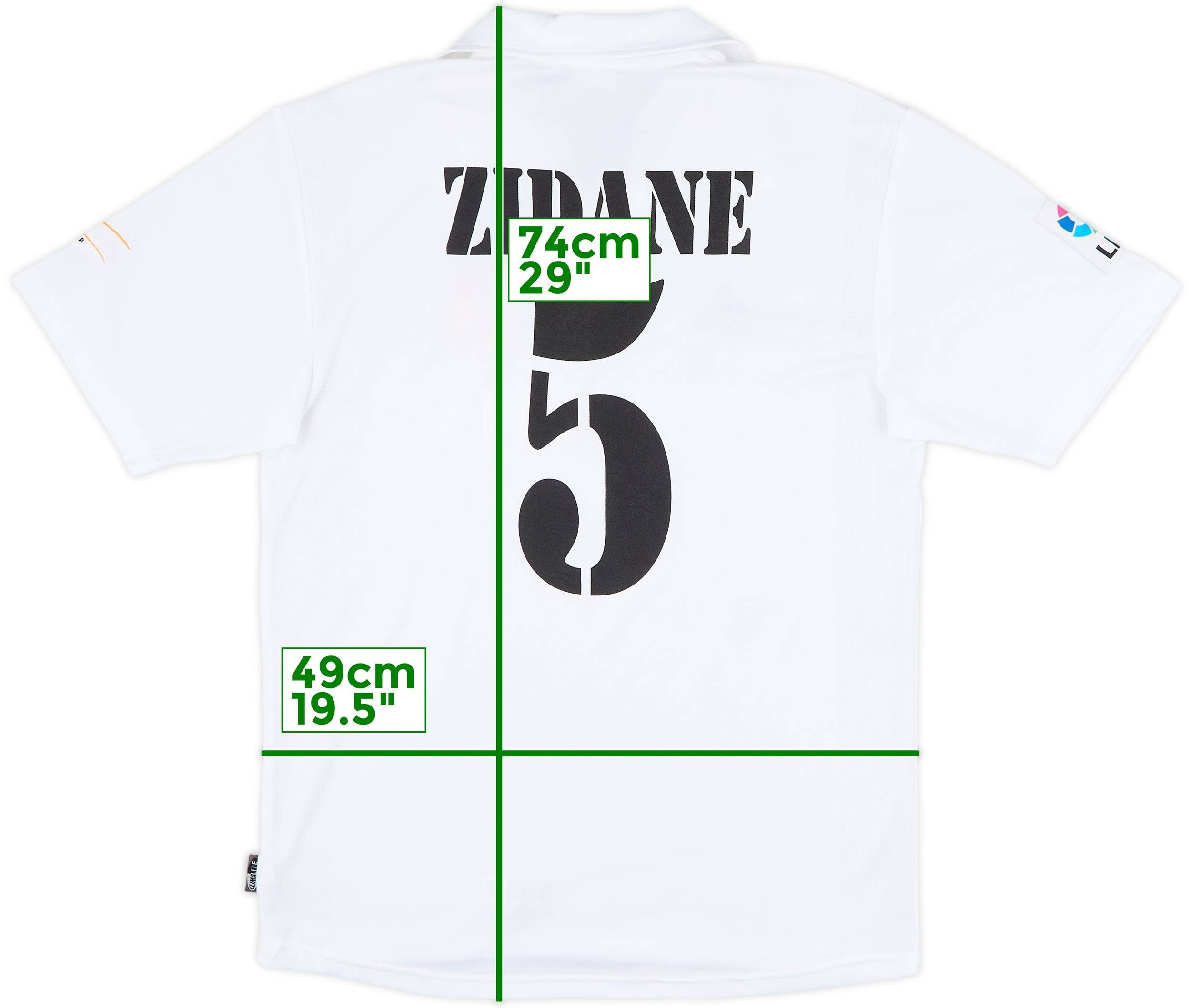 【正規品・レア】ZIDANE 5 レアル・マドリード ユニフォーム 05/06 レアル・マドリード ユニフォーム 5番 ジダン Lサイズ