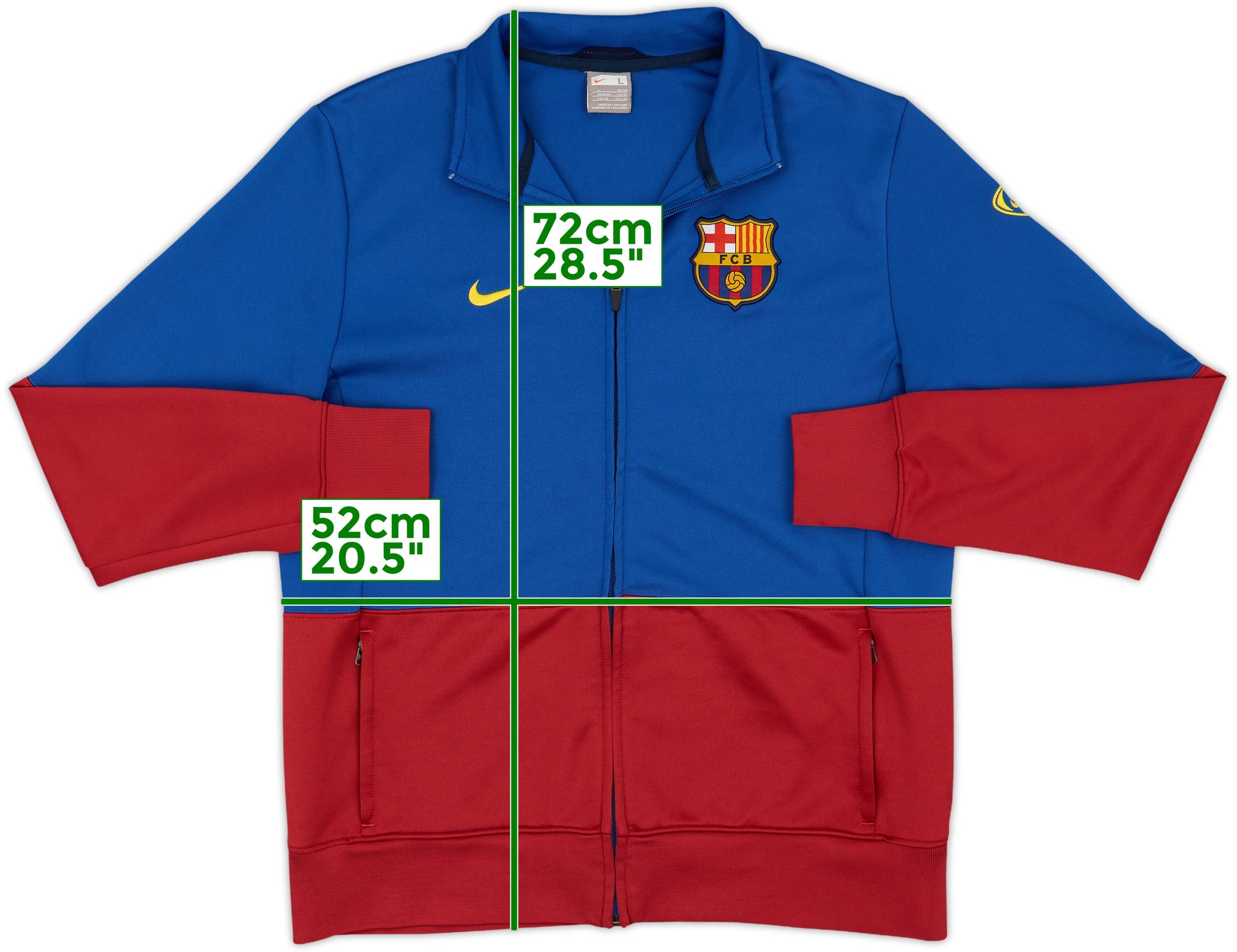 2009-10 Barcelona Nike Track Jacket - 8/10 - (L)