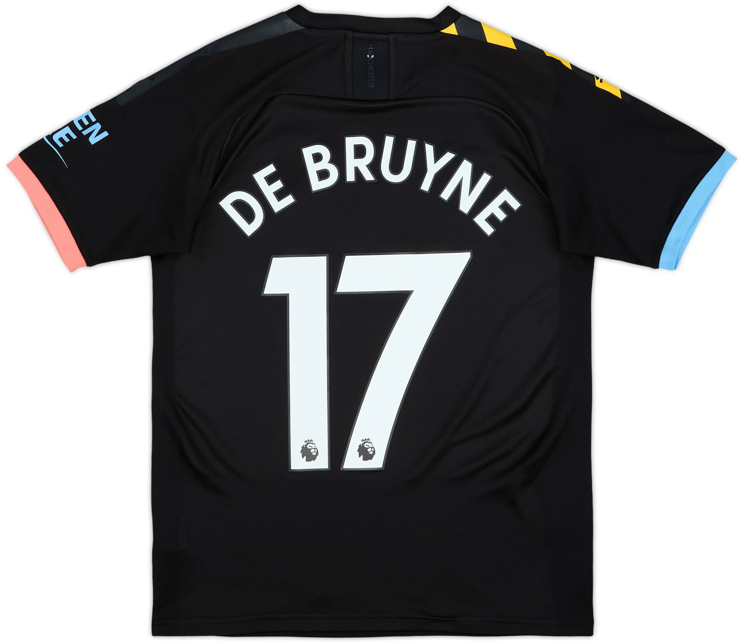 2019-20 Manchester City Away Shirt De Bruyne #17 - 8/10 - (S)