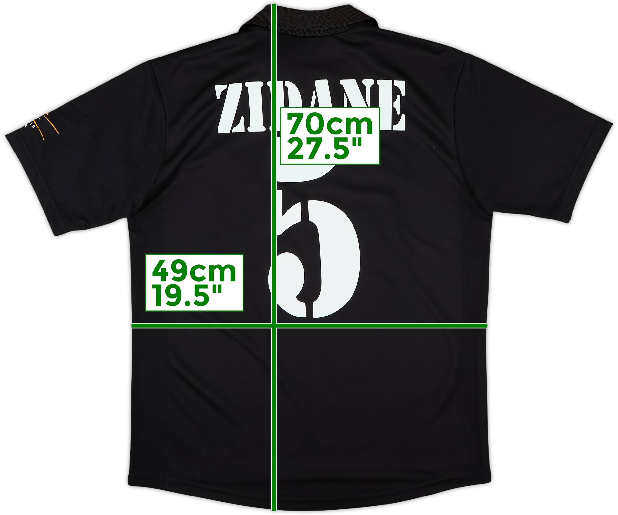 2002-03 Real Madrid Centenary Away Shirt Zidane #5 - 5/10 - (XL.Boys)