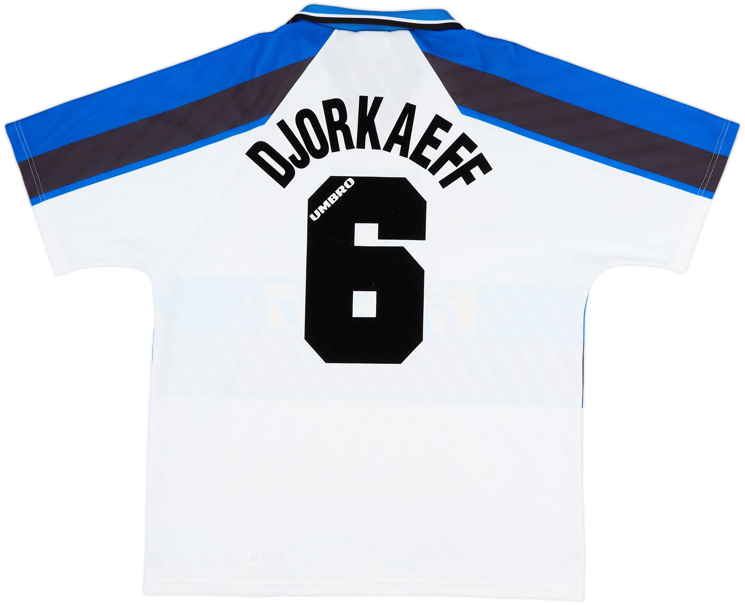 1996-97 Inter Milan Away Shirt Djorkaeff #6 - 9/10 - (XL)