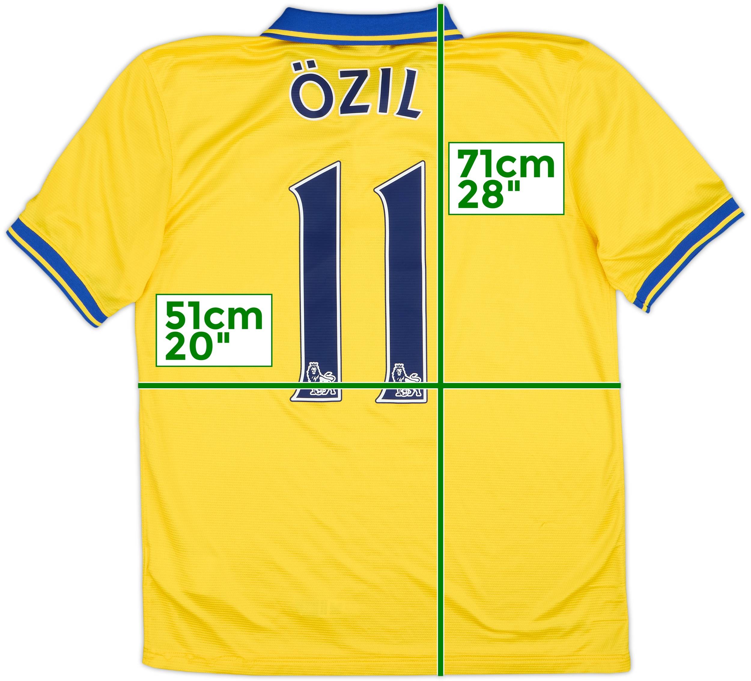 2013-14 Arsenal Away Shirt Ozil #11 - 9/10 - (M)