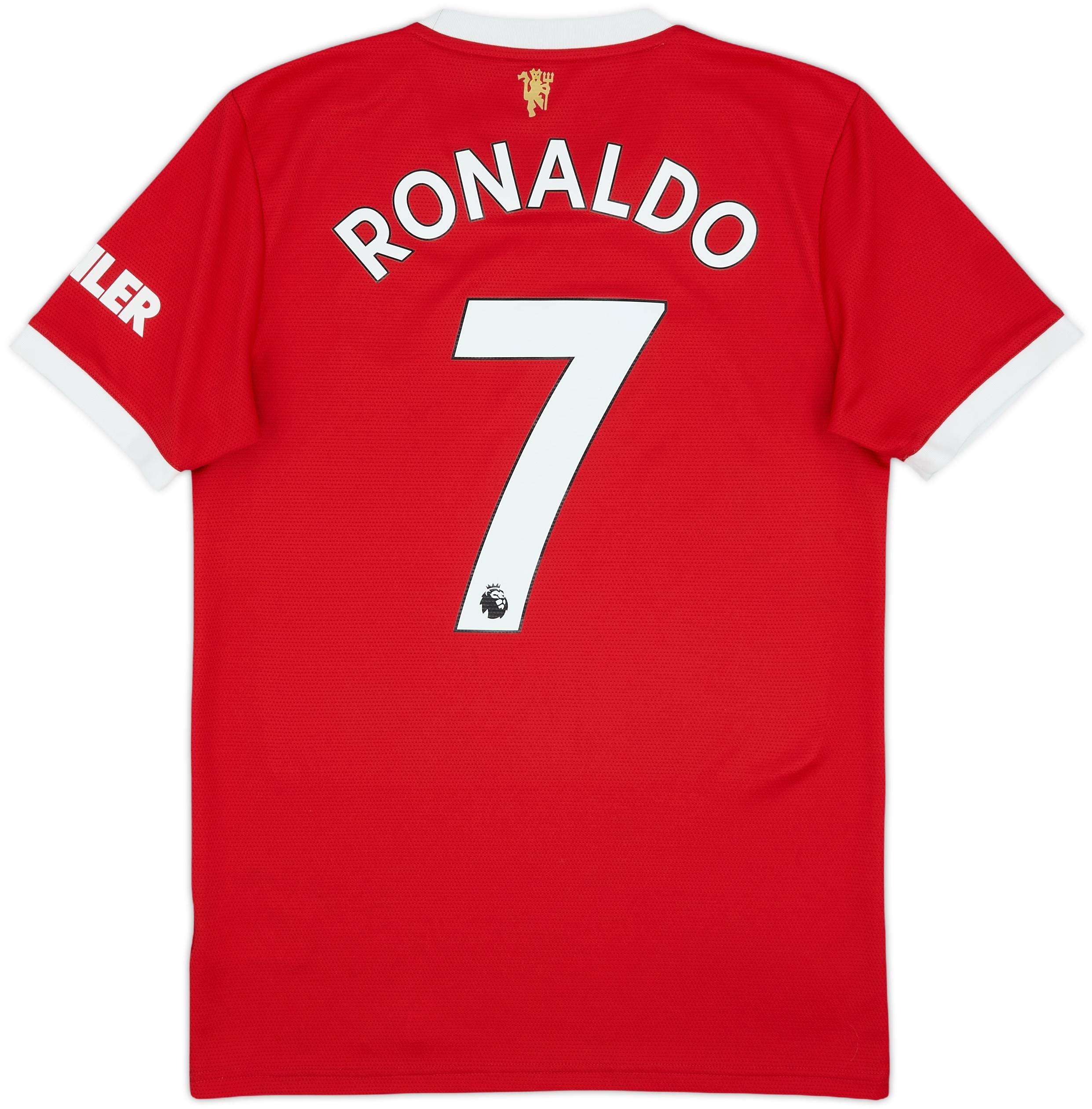2021-22 Manchester United Home Shirt Ronaldo #7 - 9/10 - (S)