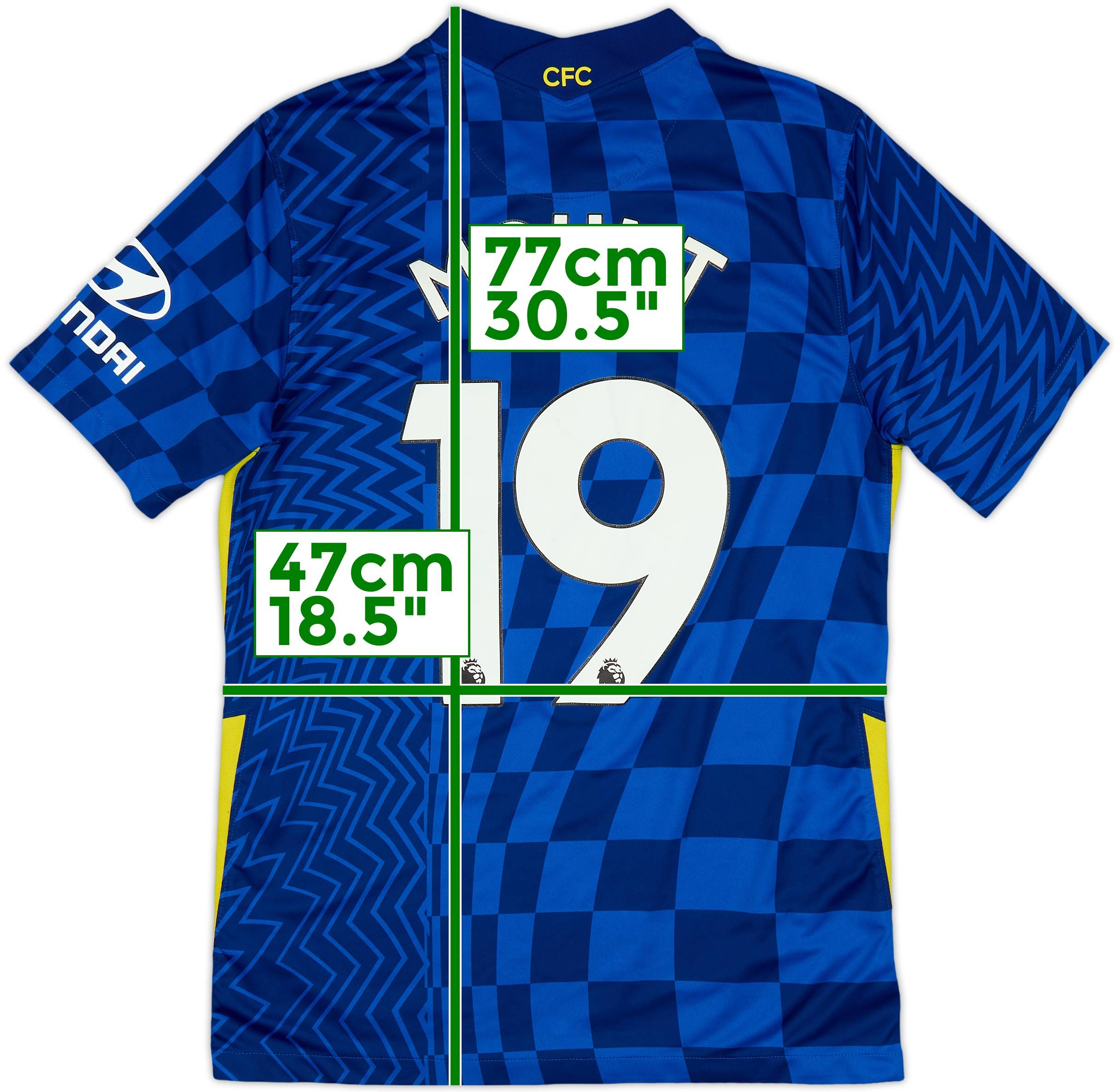 2021-22 Chelsea Home Shirt Mount #19 - 6/10 - (M)