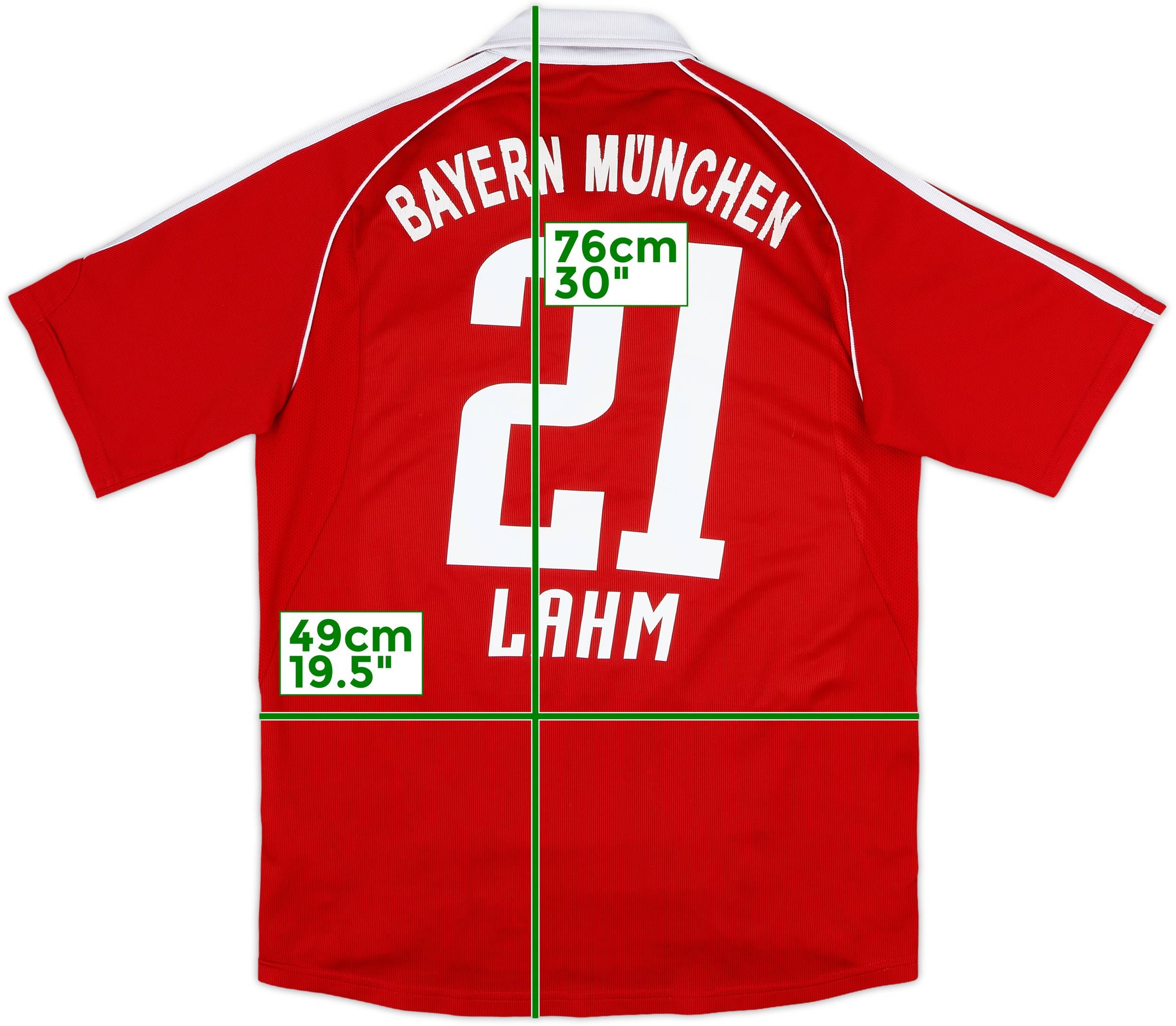 2006-07 Bayern Munich Home Shirt Lahm #21 - 6/10 - (S)