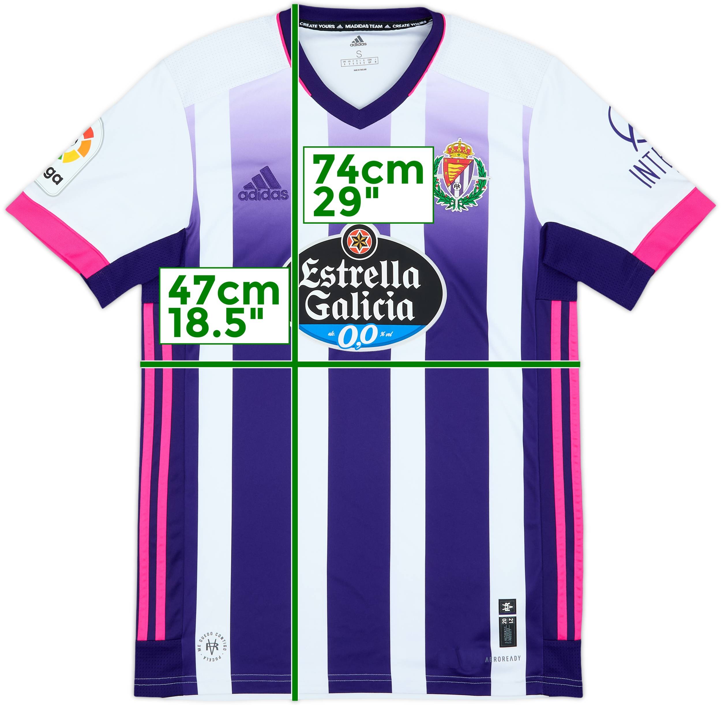 2020-21 Real Valladolid Home Shirt - 8/10 - (S)