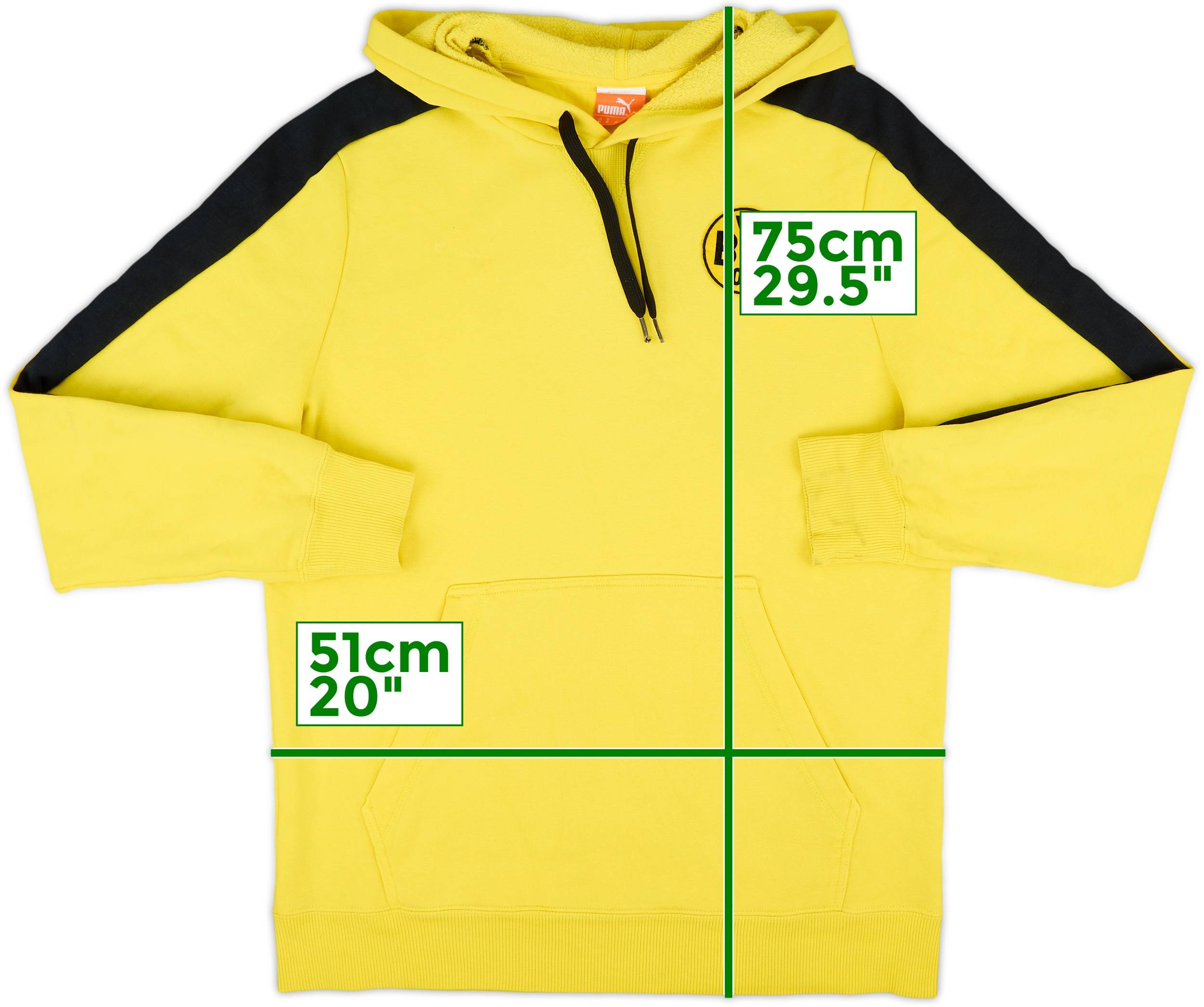 2012-13 Borussia Dortmund Puma Hoodie - 4/10 - (M)