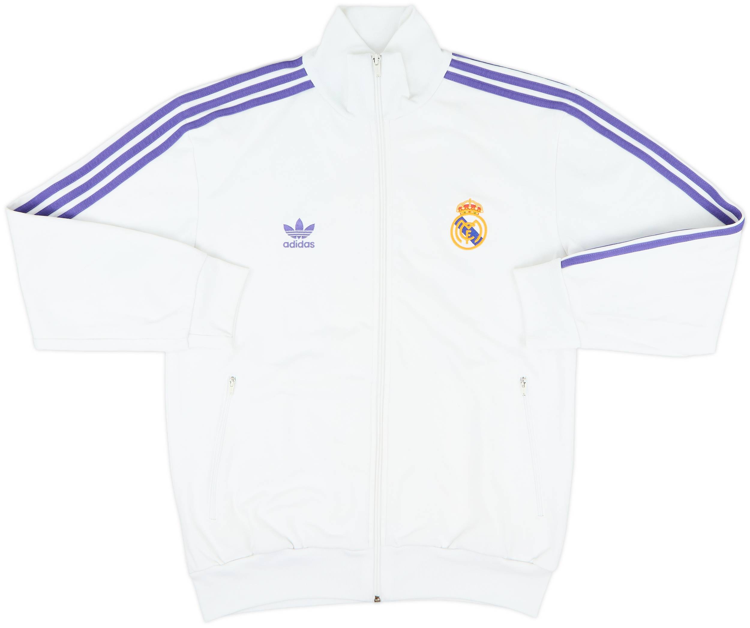 2007-08 Real Madrid adidas Originals Track Jacket - 8/10 - (L)