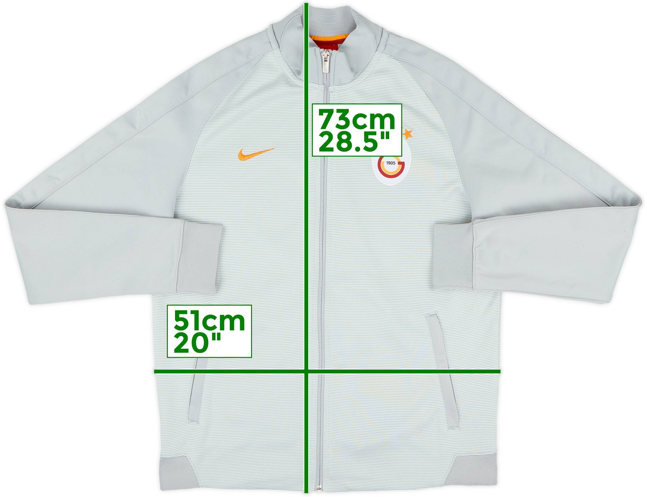 2016-17 Galatasaray Nike Track Jacket 9/10 (M)