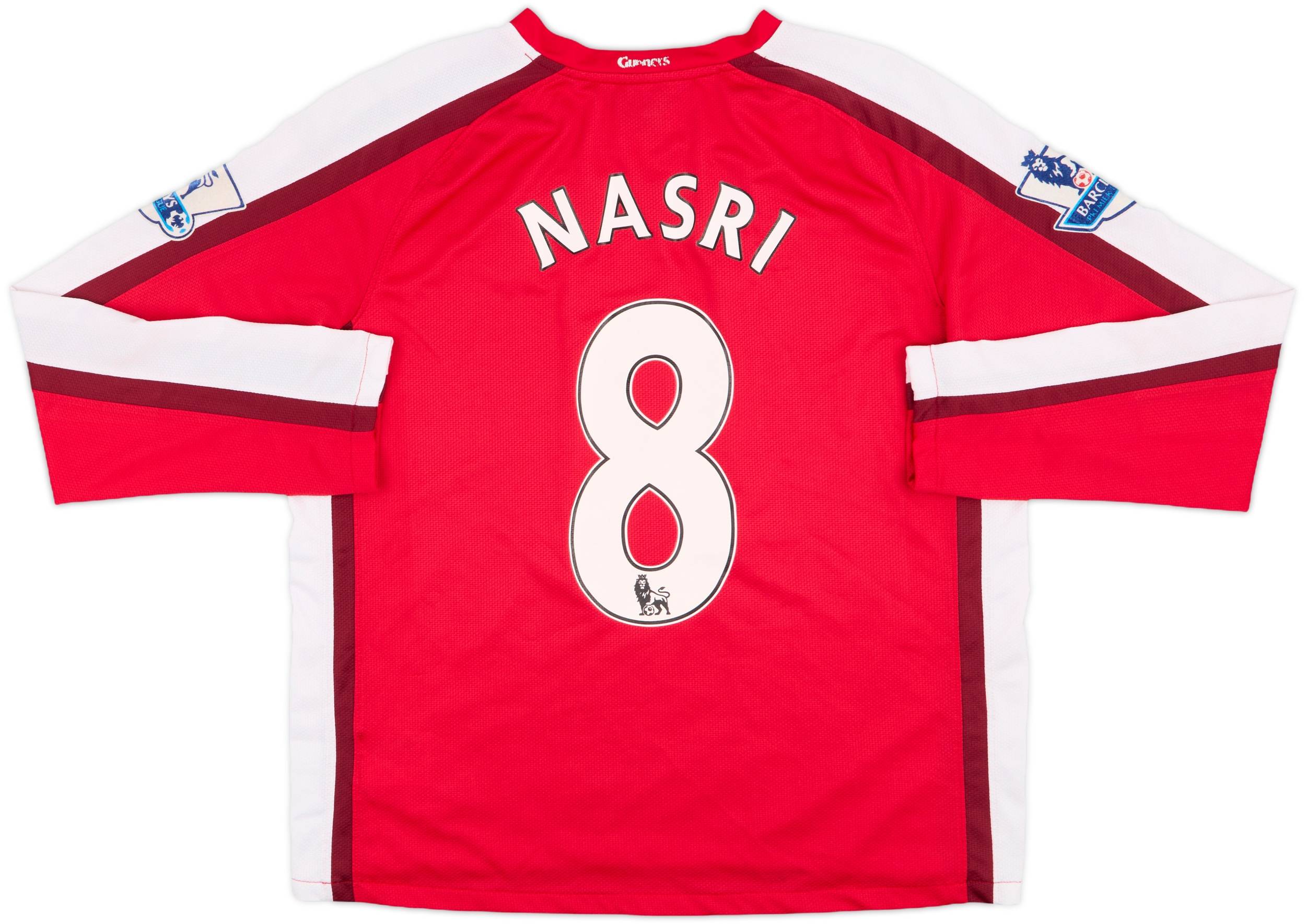 2008-10 Arsenal Home L/S Shirt Nasri #8 - 7/10 - (M)