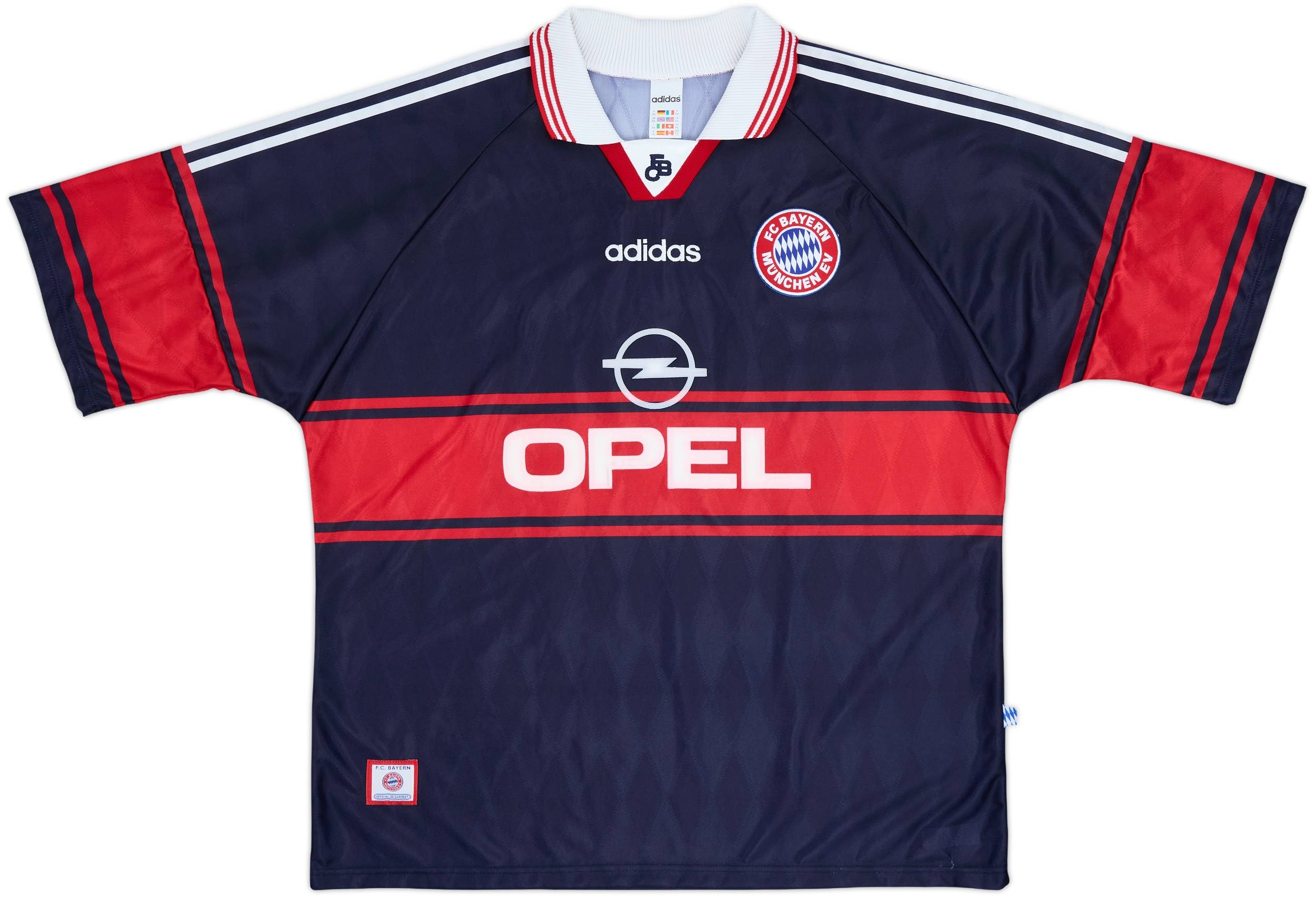 1997-99 Bayern Munich Home Shirt Scholl #7 - 7/10 - (XXL)