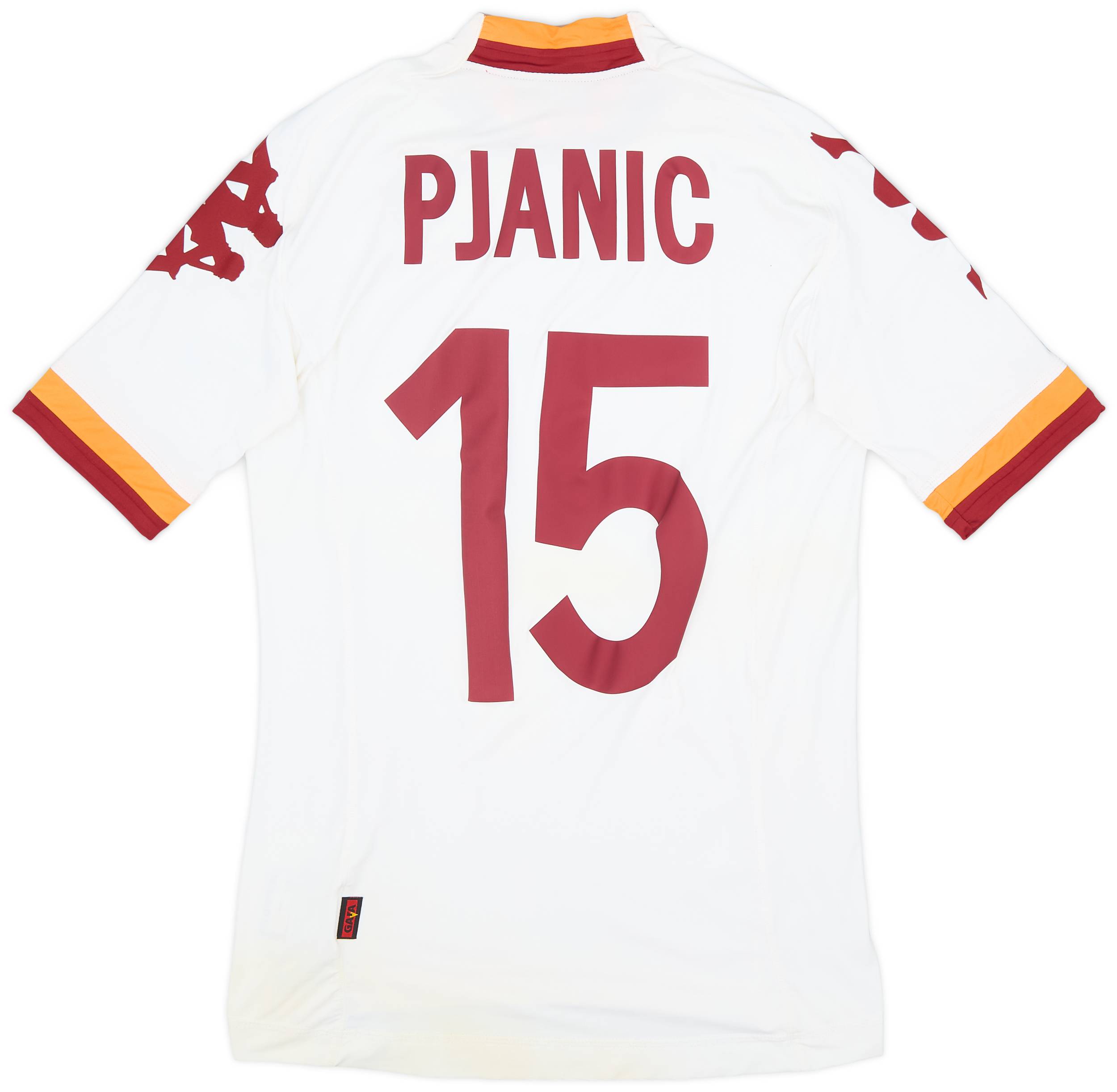 2012-13 Roma Away Shirt Pjanic #15 - 7/10 - (S)