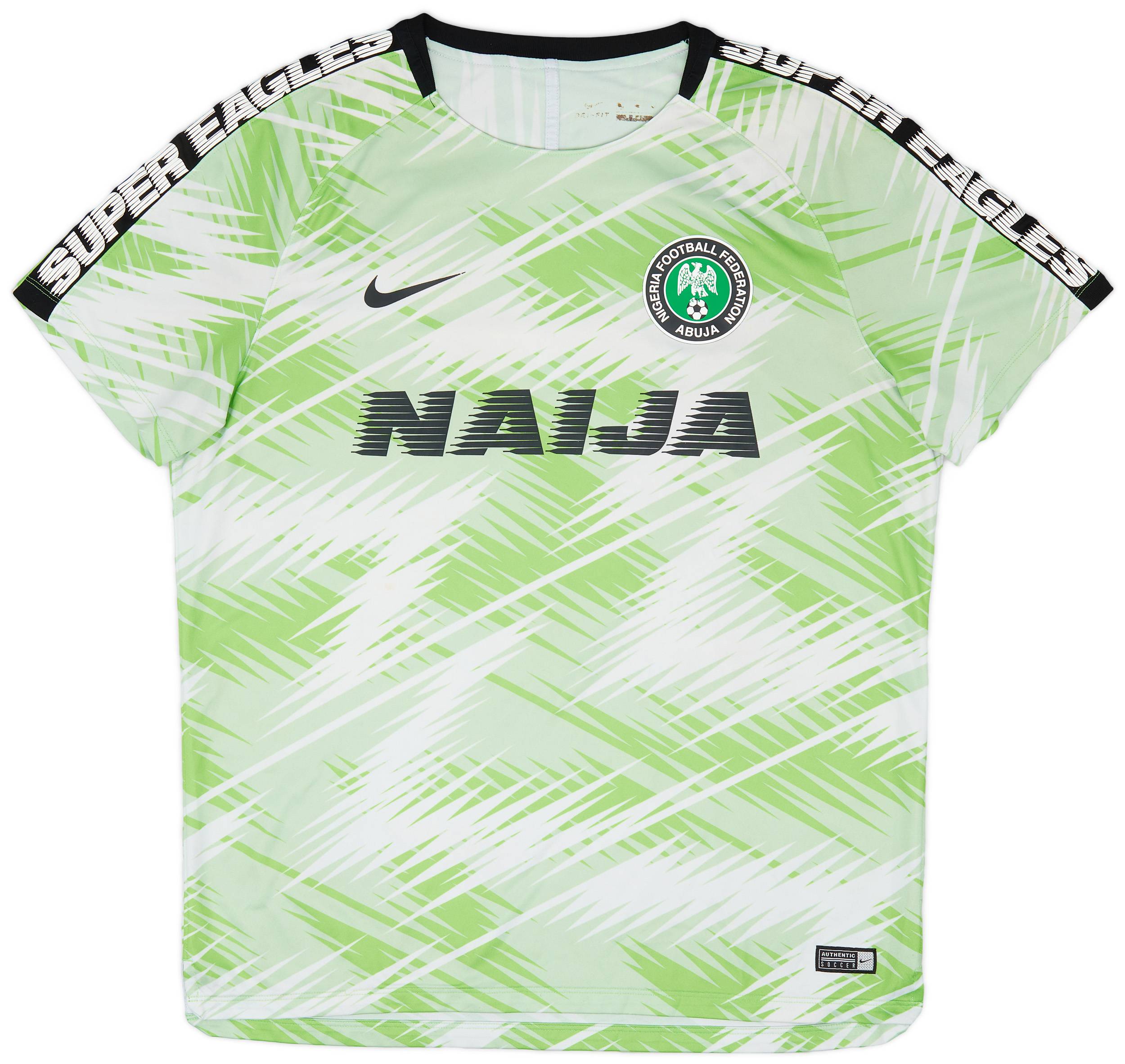 2018 19 Nigeria Nike Training Shirt 8 10 XL
