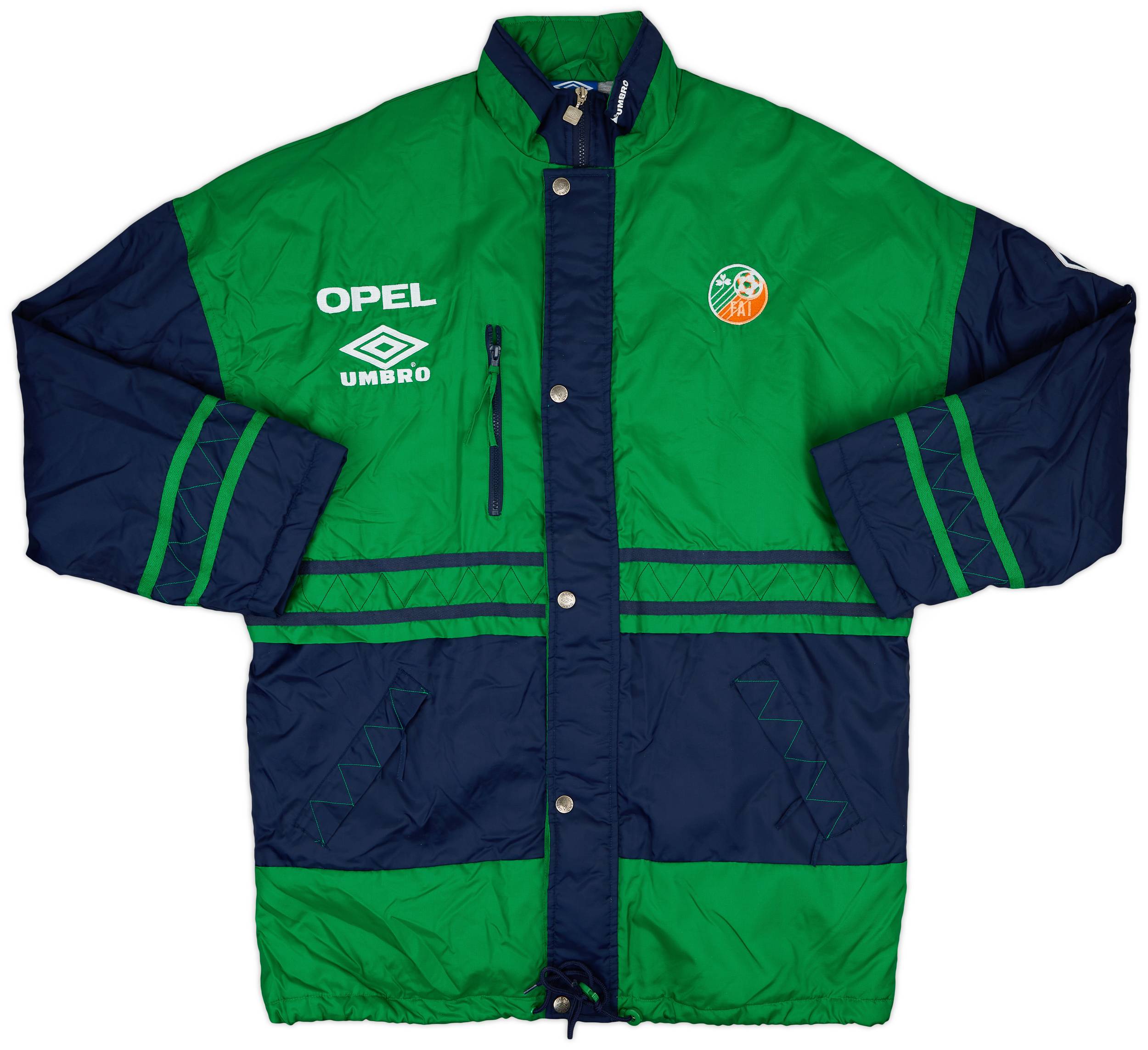 1994-95 Ireland Umbro Padded Bench Coat - 9/10 - (XL)
