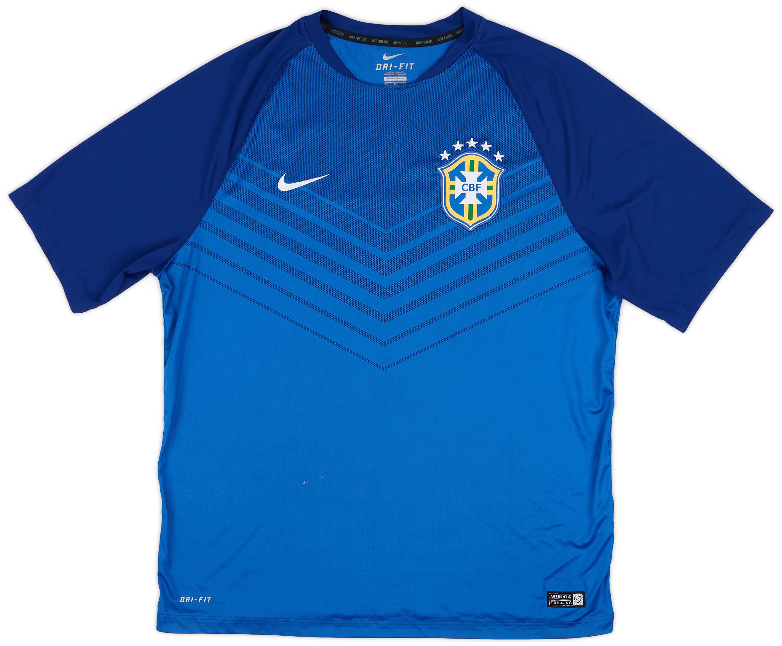 2014-15 Brazil Nike Training Shirt - 7/10 - (XL)