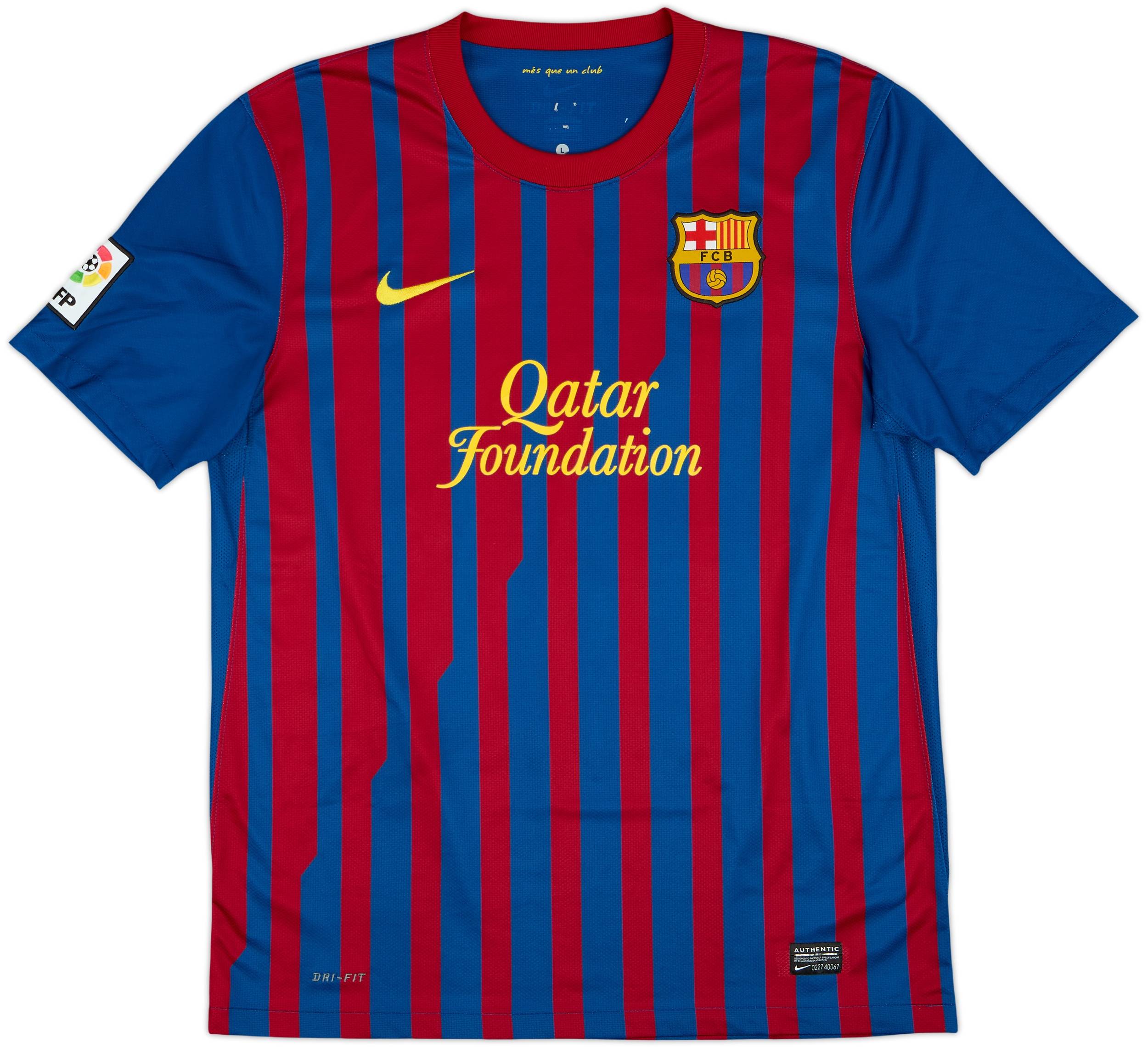 2011-12 Barcelona Home Shirt A.Iniesta #8 - 9/10 - (L)