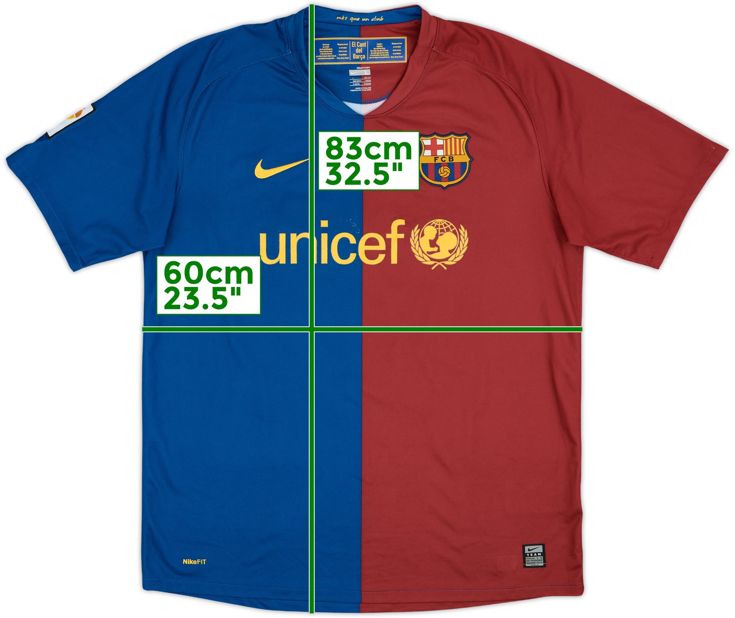 2008-09 Barcelona Home Shirt Bojan #27 - 4/10 - (L)