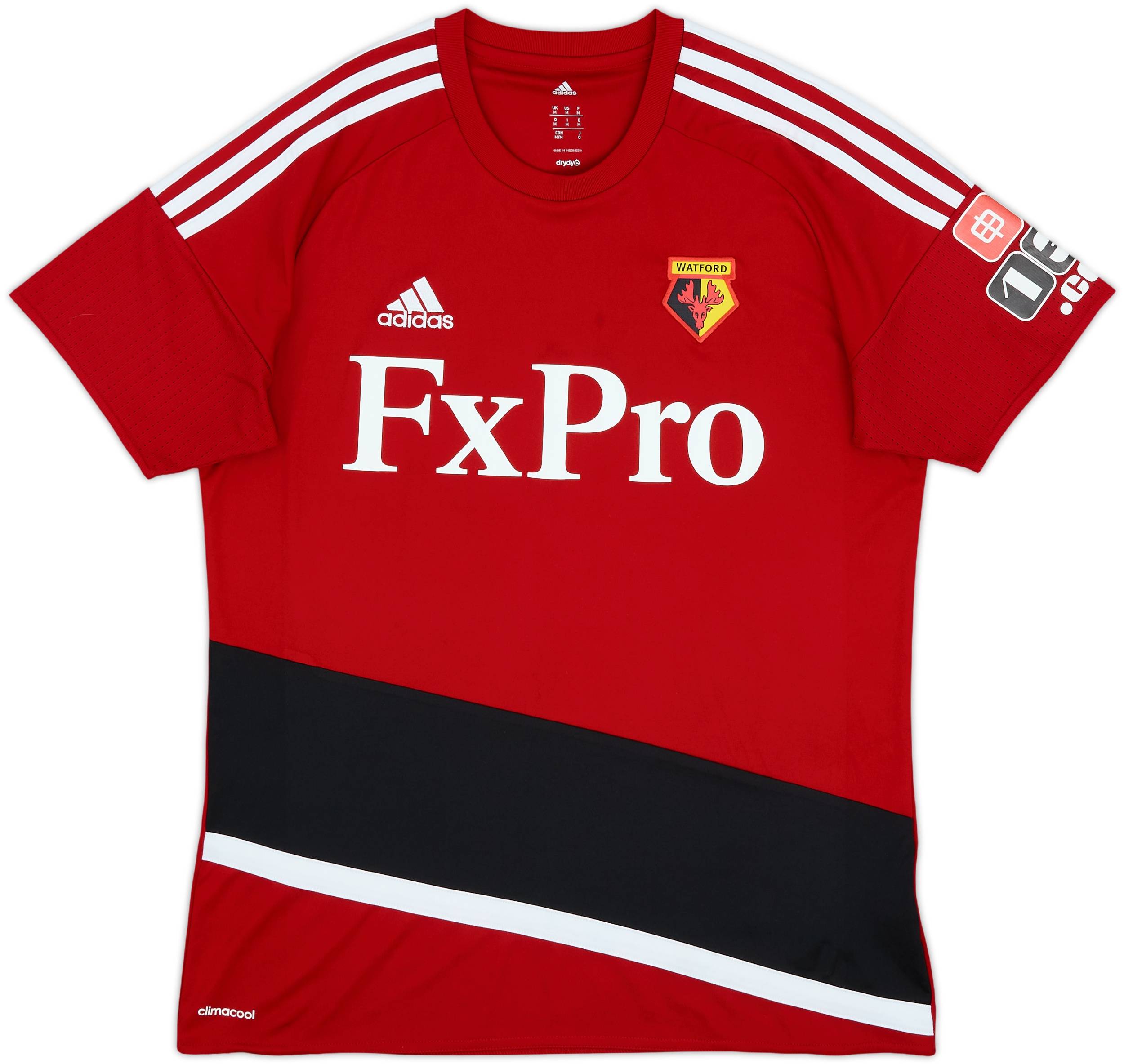 Watford Adidas 2017 Kits Watford Football Shirt Medium Mens Yellow